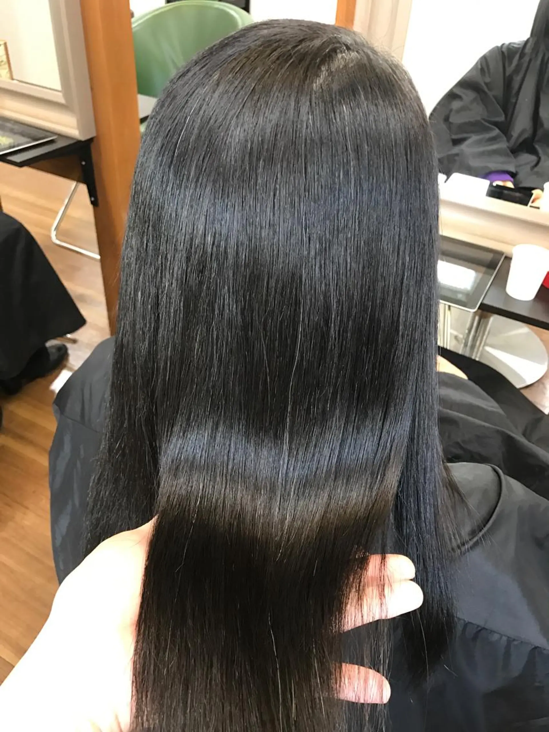 ロング パーマ 縮毛矯正 ストレートパーマ 吉森 満俊のヘアスタイル