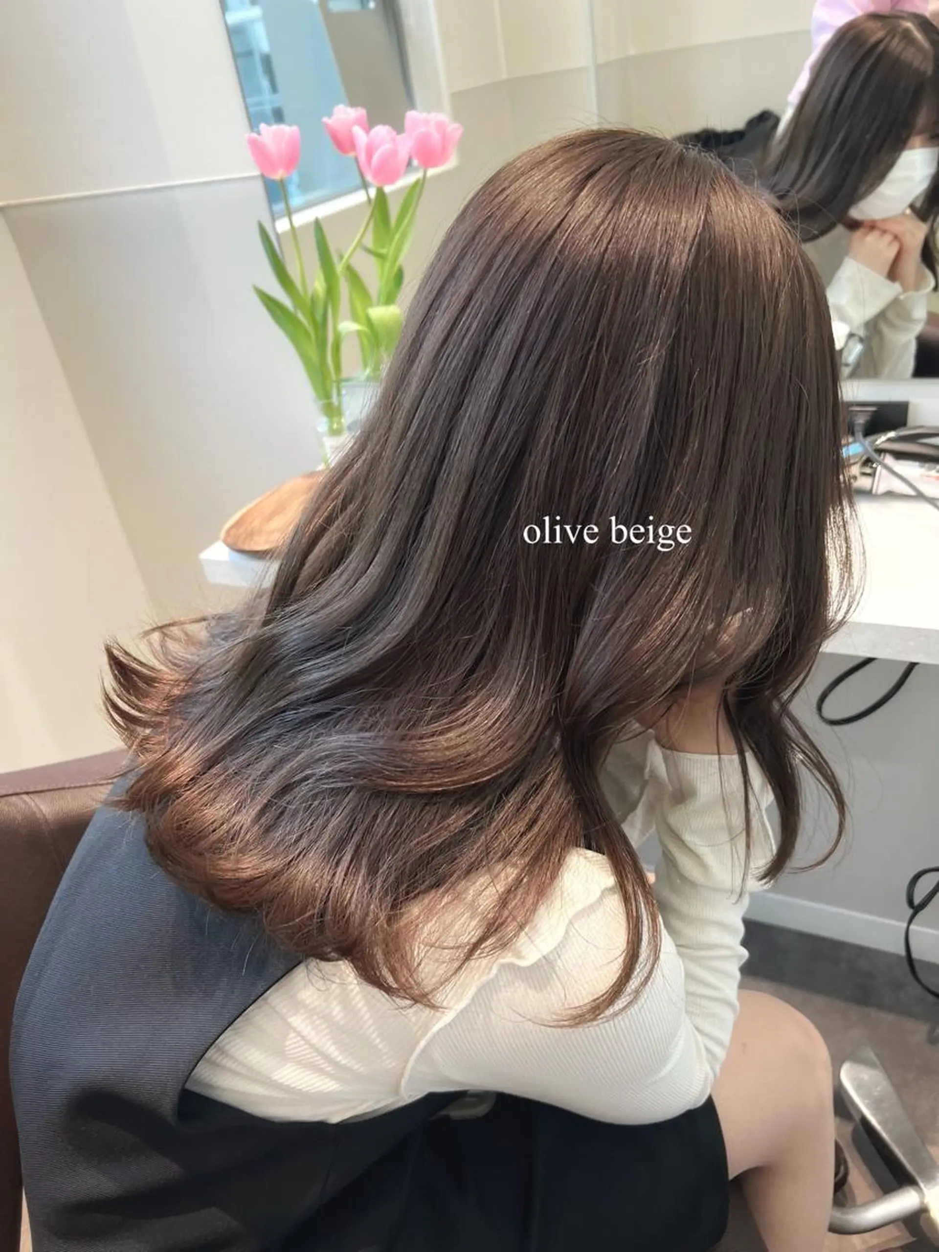 セミロング カラー 大人可愛いHair ❤︎Ayakoのヘアスタイル