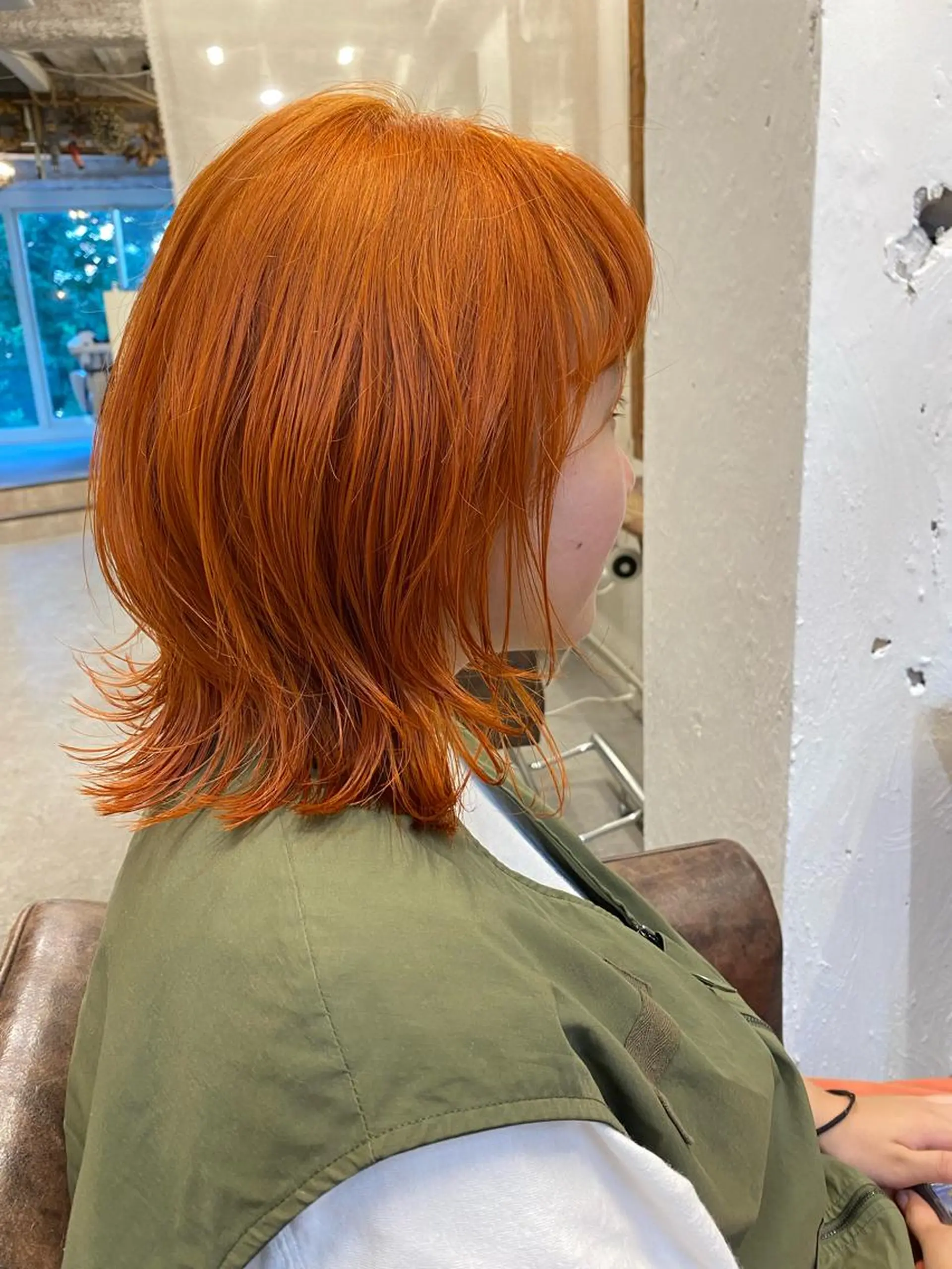 ミディアム ヒラカホ/ ブリーチ/似合わせのヘアスタイル