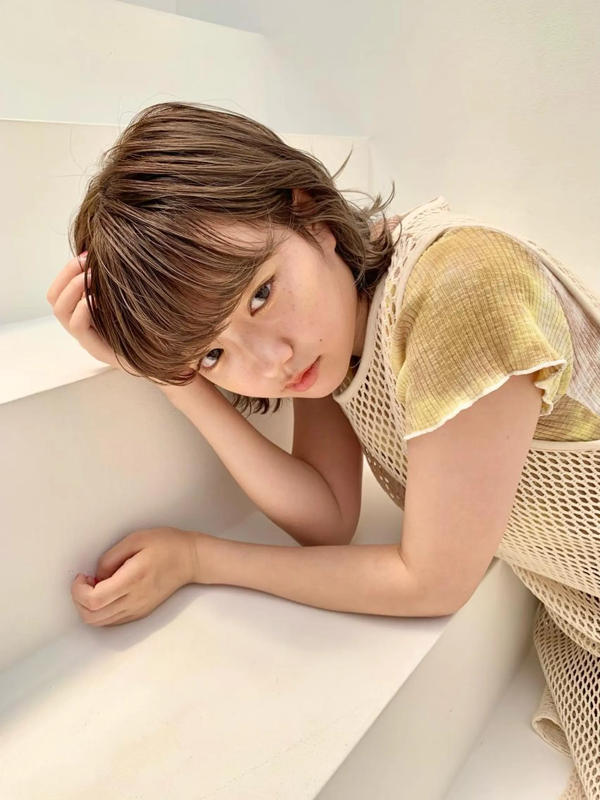 ミディアム カラー 💗BASSA 東久留米店💗のヘアスタイル