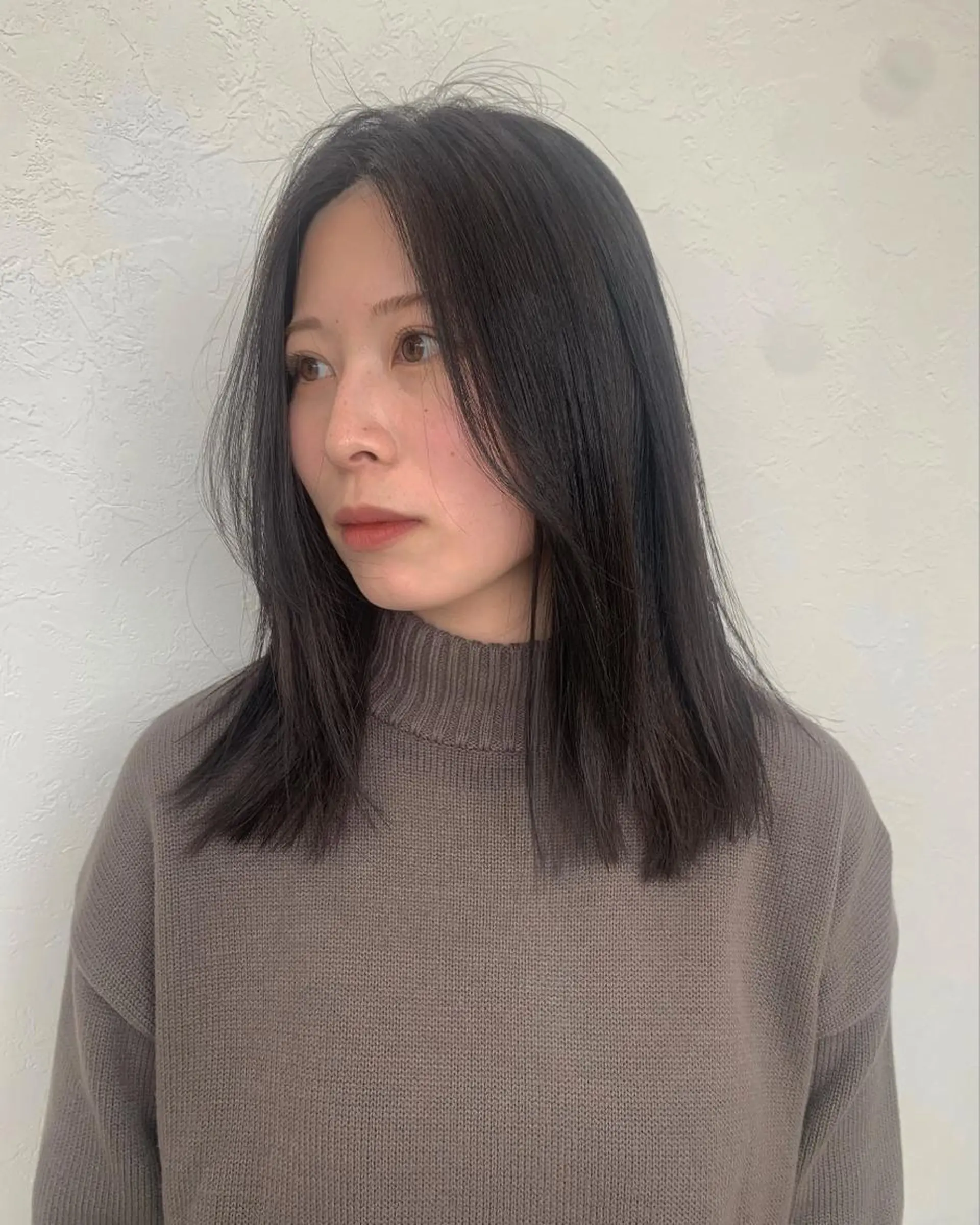 ミディアム カラー 透明感カラー kitagawa mayuのヘアスタイル