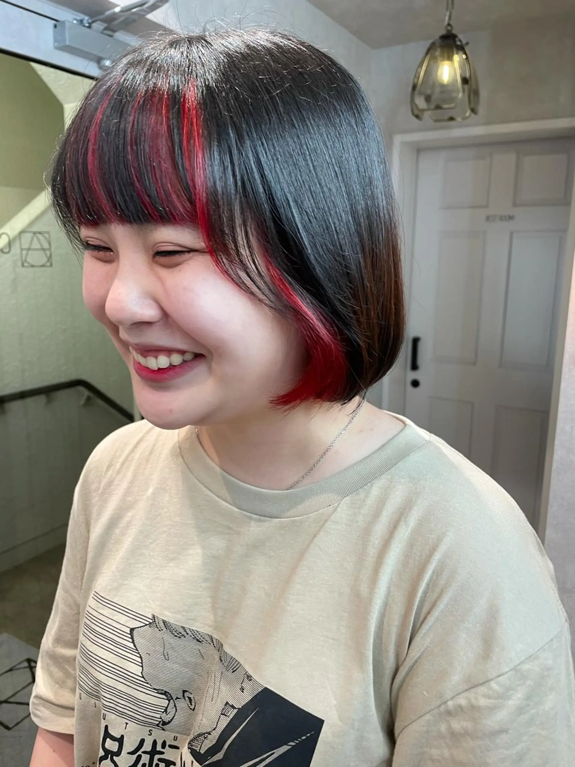 ショート カラー ヘアカラー ナチュラル透明感🌱 小山美樹子のヘアスタイル