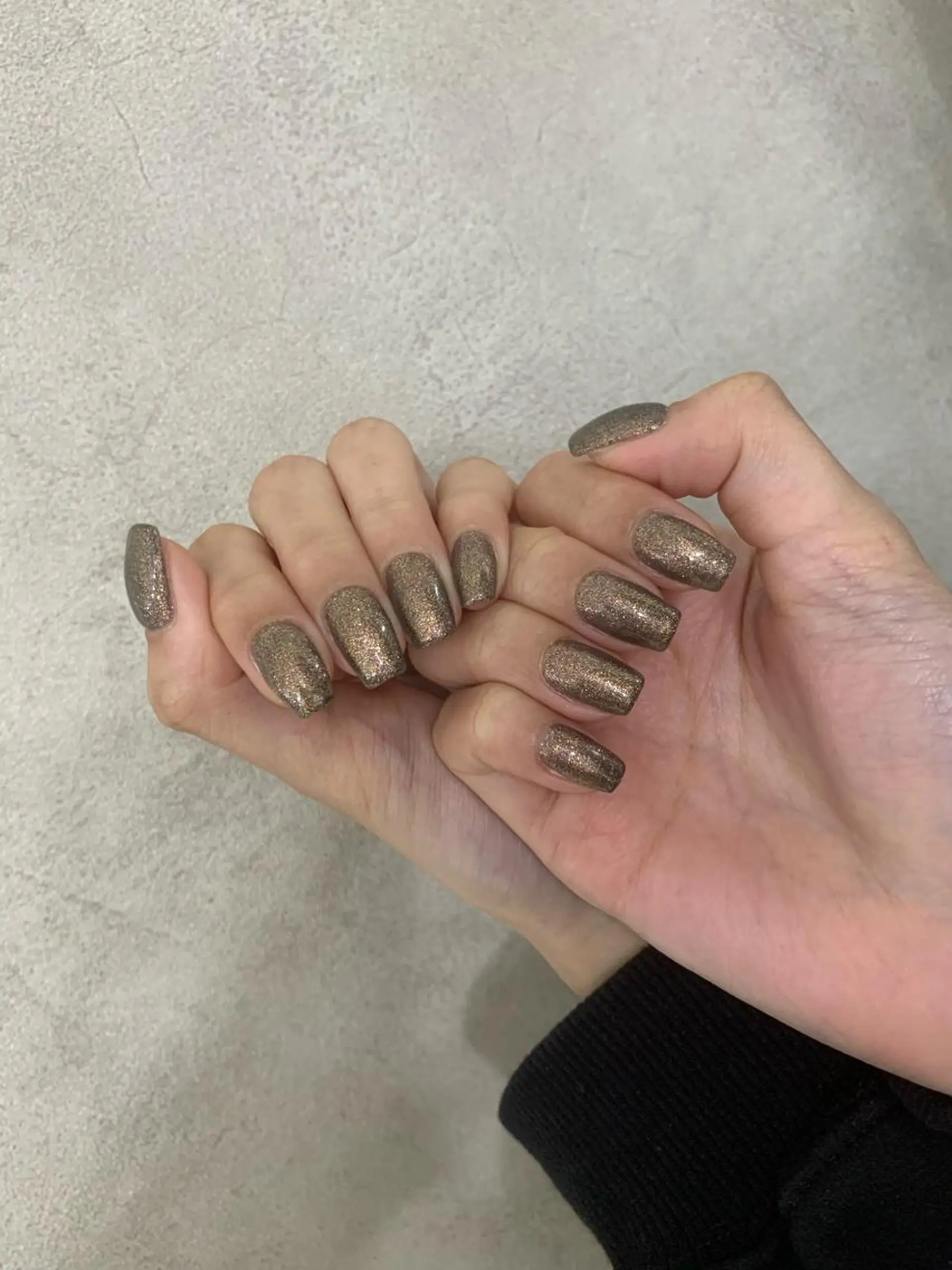 ネイル ラメ(グリッター) ワンカラーネイル Haru Nailのネイルデザイン