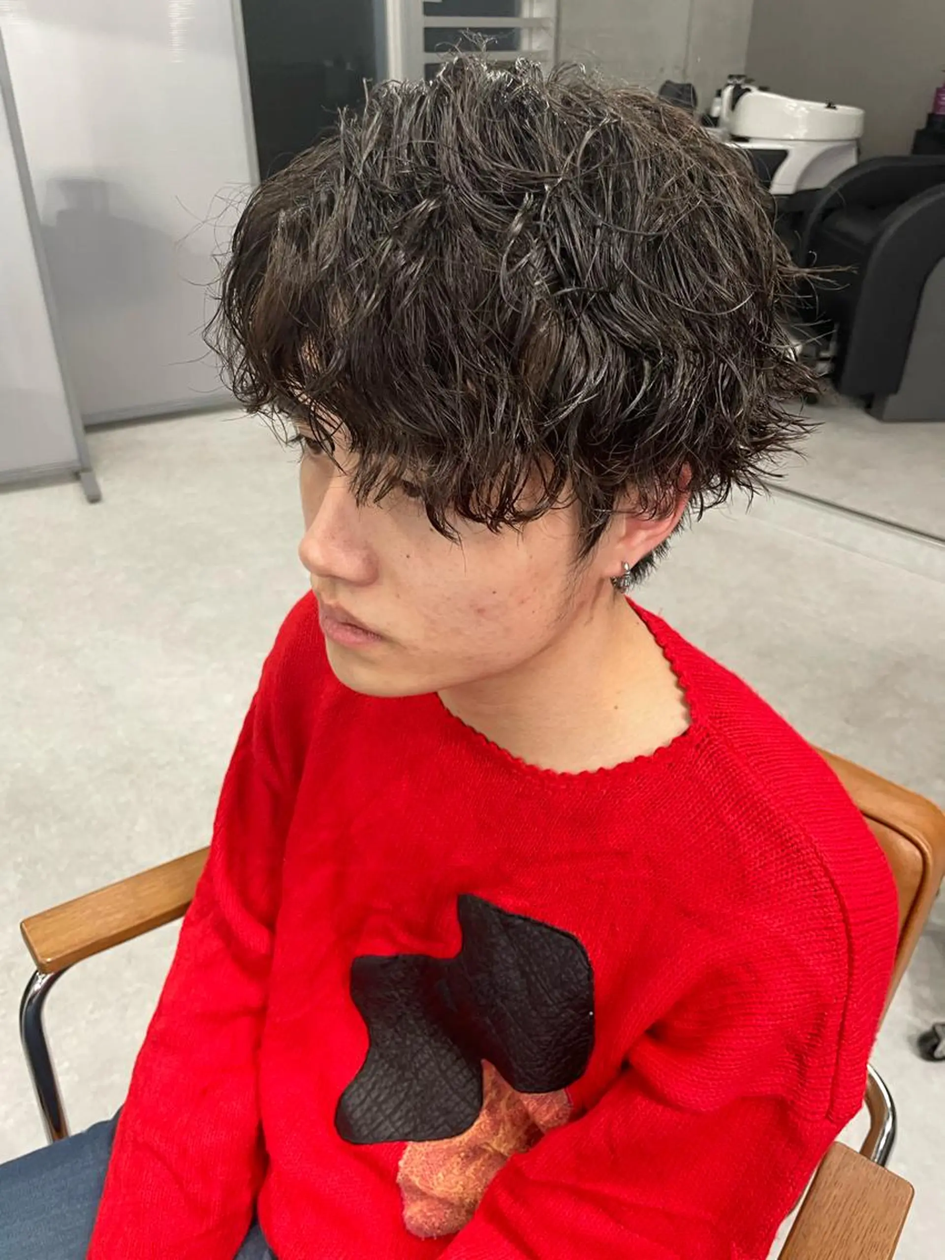ショート パーマ メンズ メンズ似合わせ🪞 kotoriのヘアスタイル