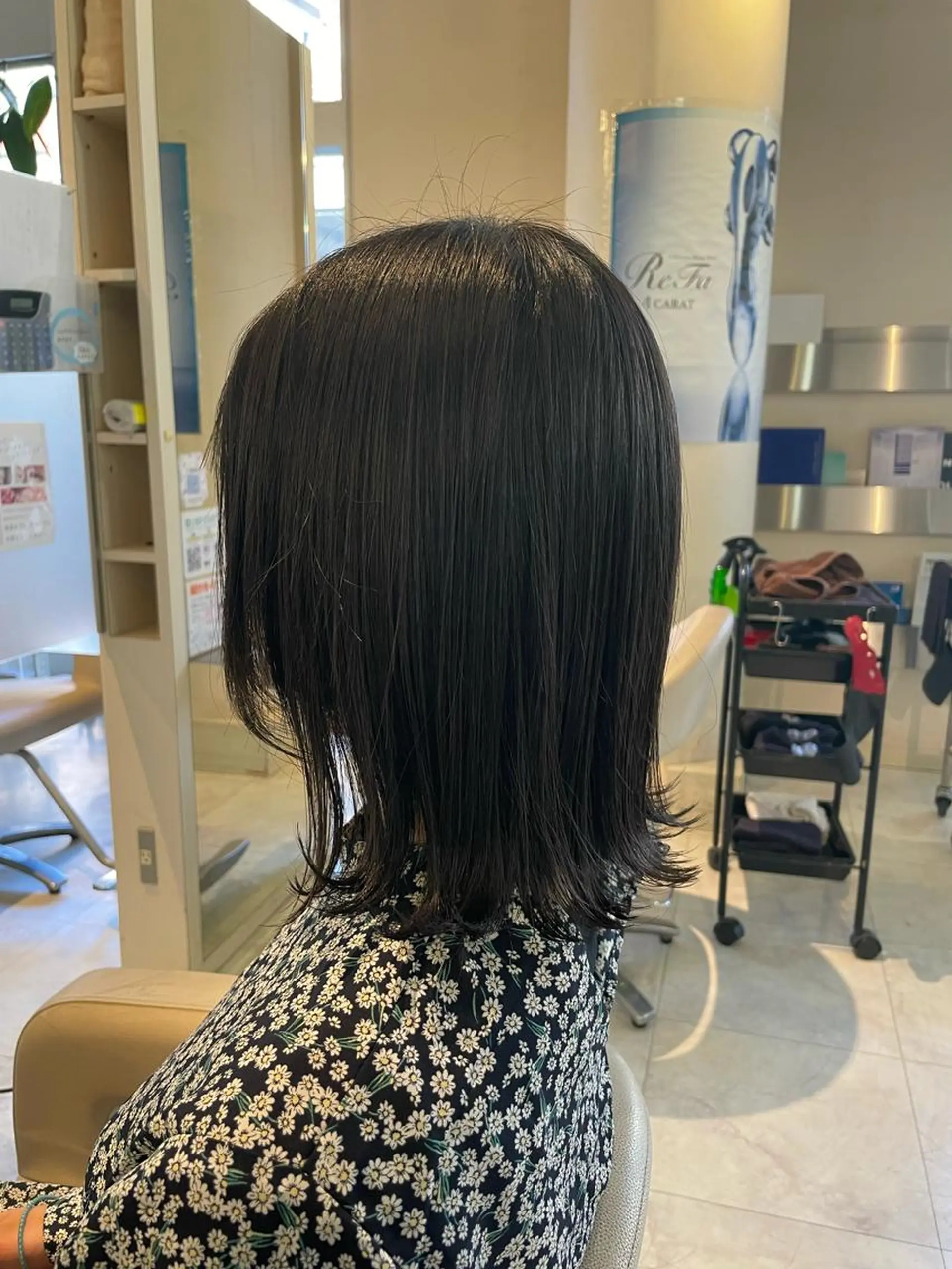 ミディアム ヘアカラー 本田 卓也のヘアスタイル