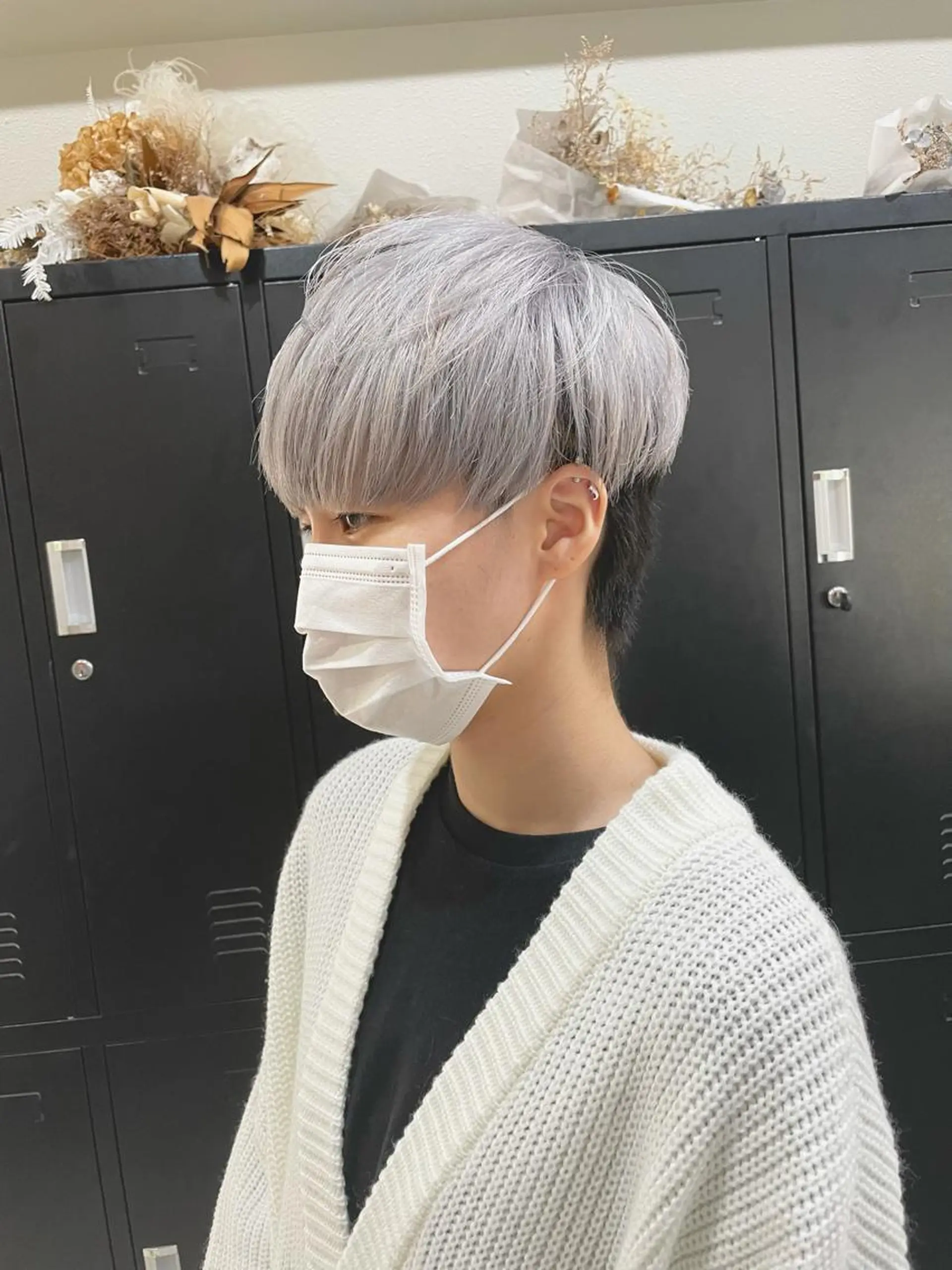 ショート カラー パーマ ヘアアレンジ メンズ キッズ ネイル マツエク・マツパ メンズバレイヤージュ メンズブリーチ メンズハイライト メンズインナーカラー メンズ韓国風 切りっぱなしヘアボブ ミディアムヘアRYOのヘアスタイル