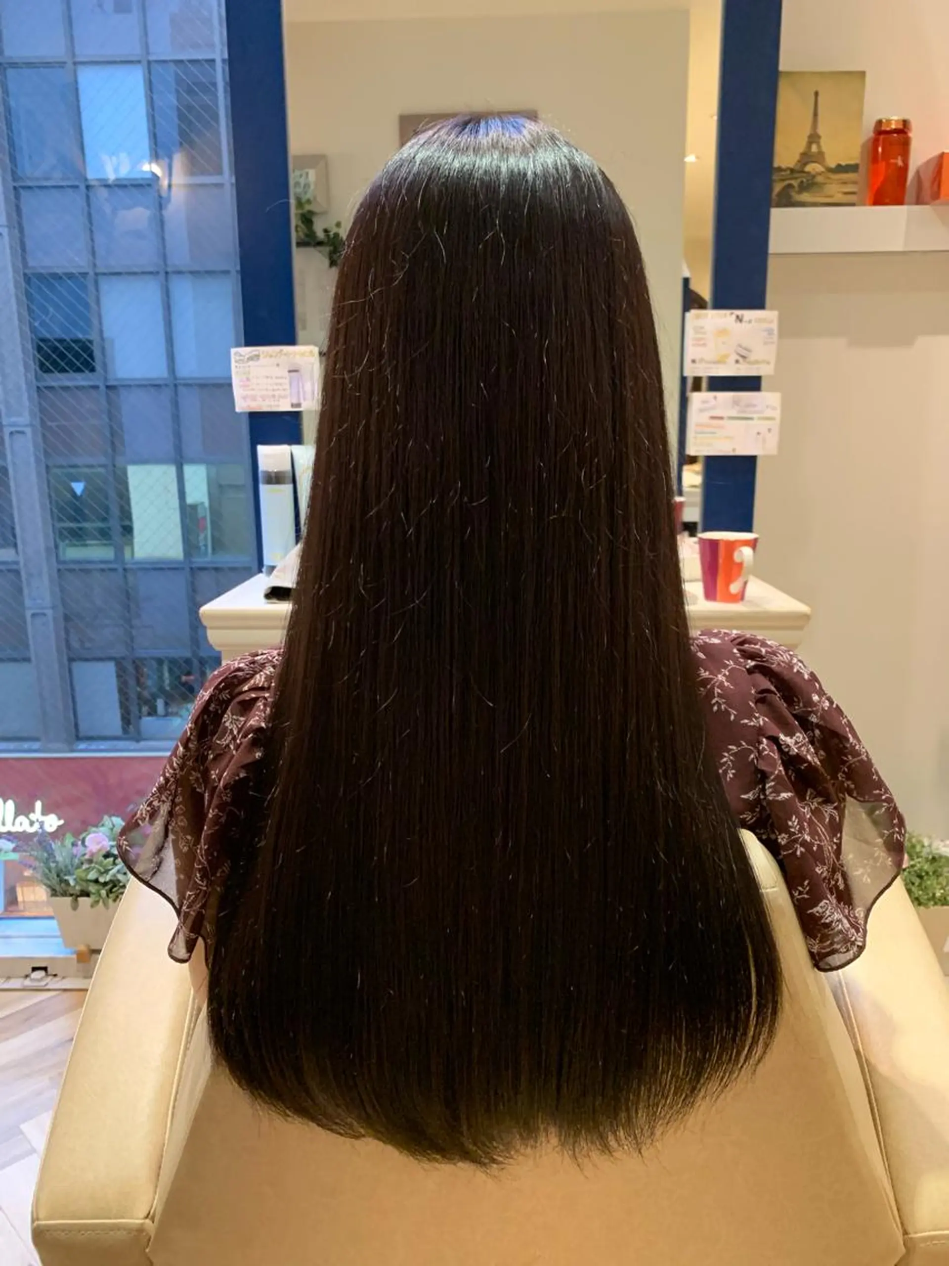 ロング カット 縮毛矯正 トリートメント 💖レイヤー×美髪 💖momoのヘアスタイル