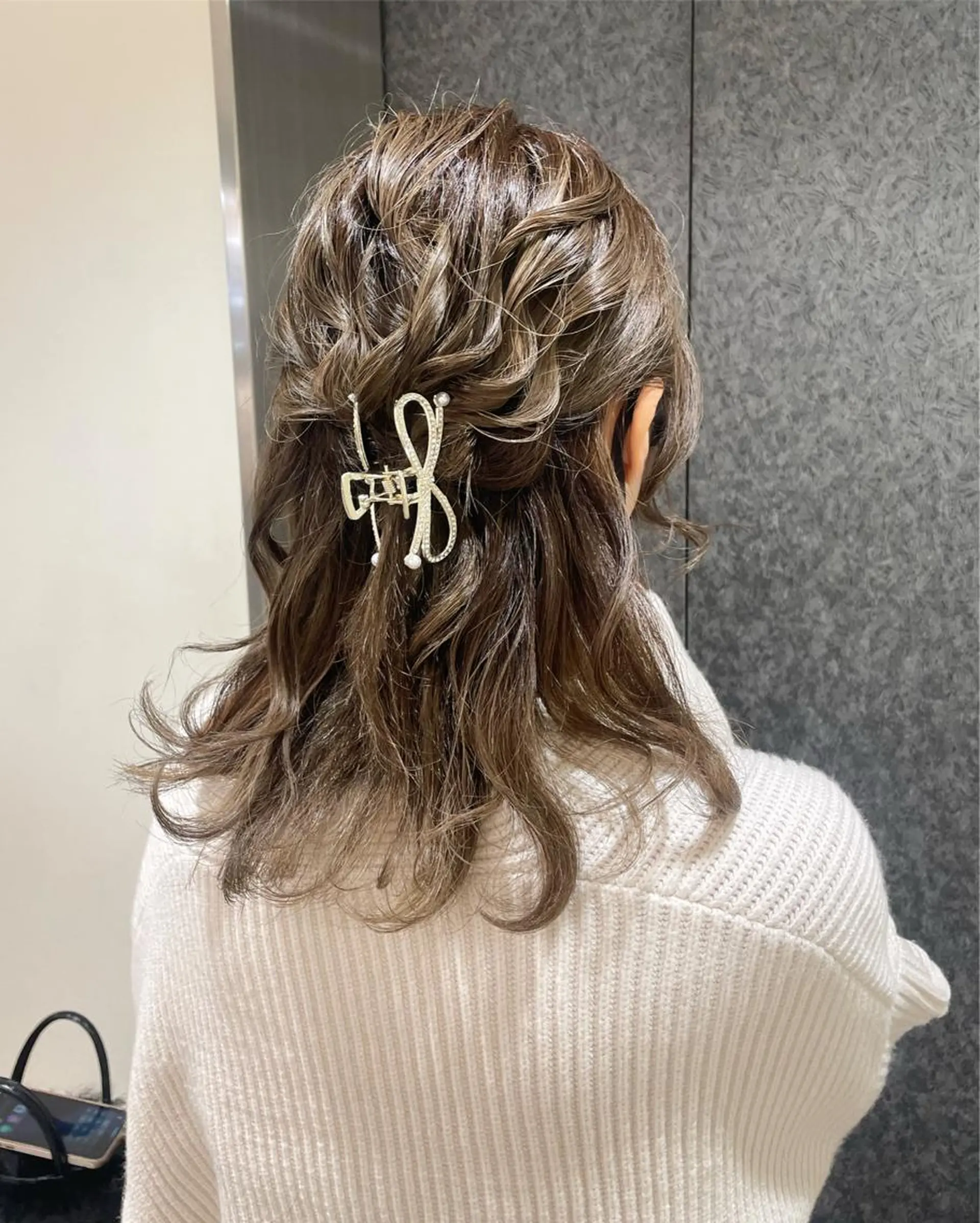 セミロング ヘアセット ♡透明感/艶カラー/ M a I ♡のヘアスタイル