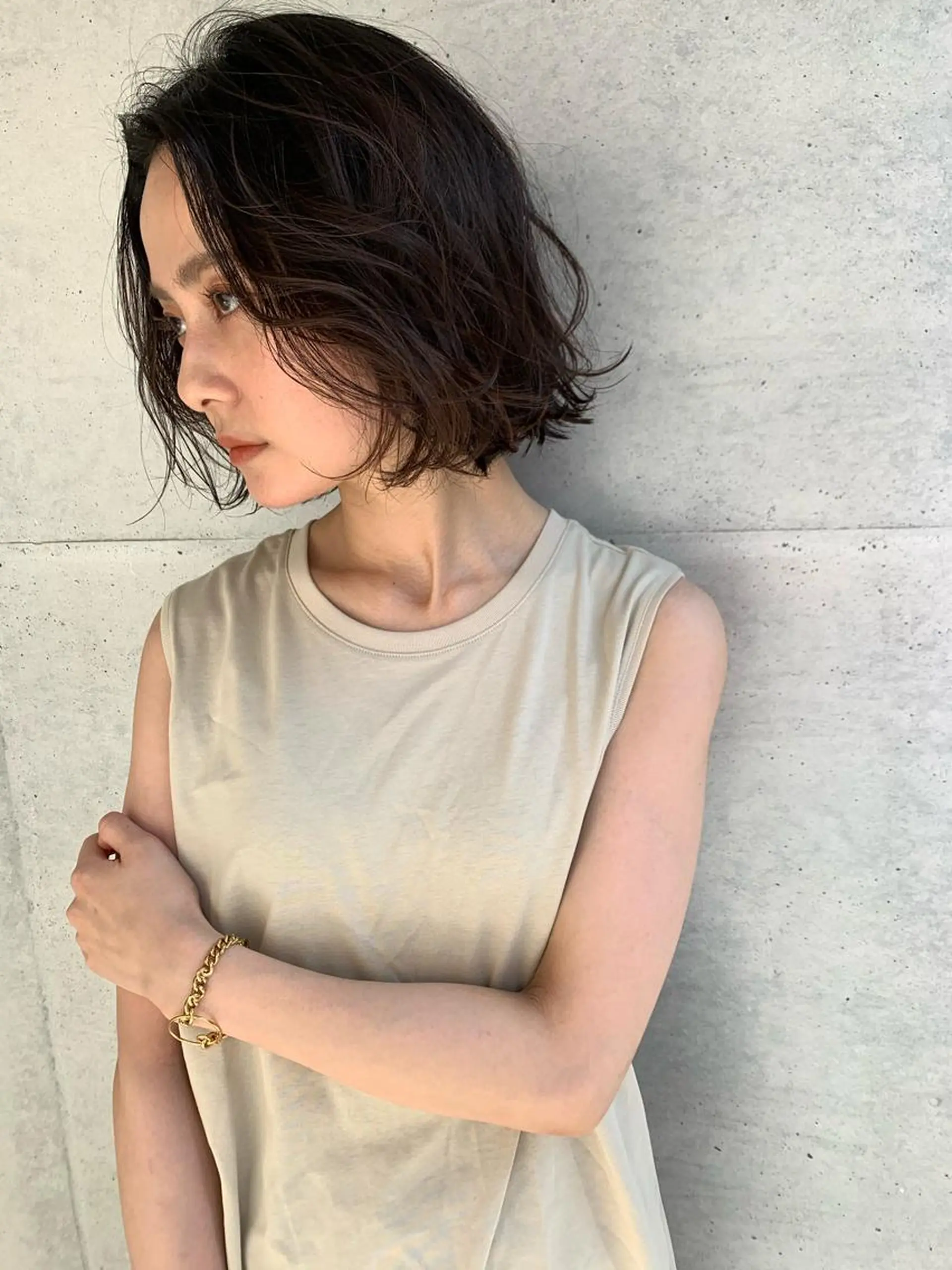 ショート パーマ カット パーマ トリートメント ヘッドスパ 柔らか透け感カラー 🌿ムロヤリョウスケのヘアスタイル