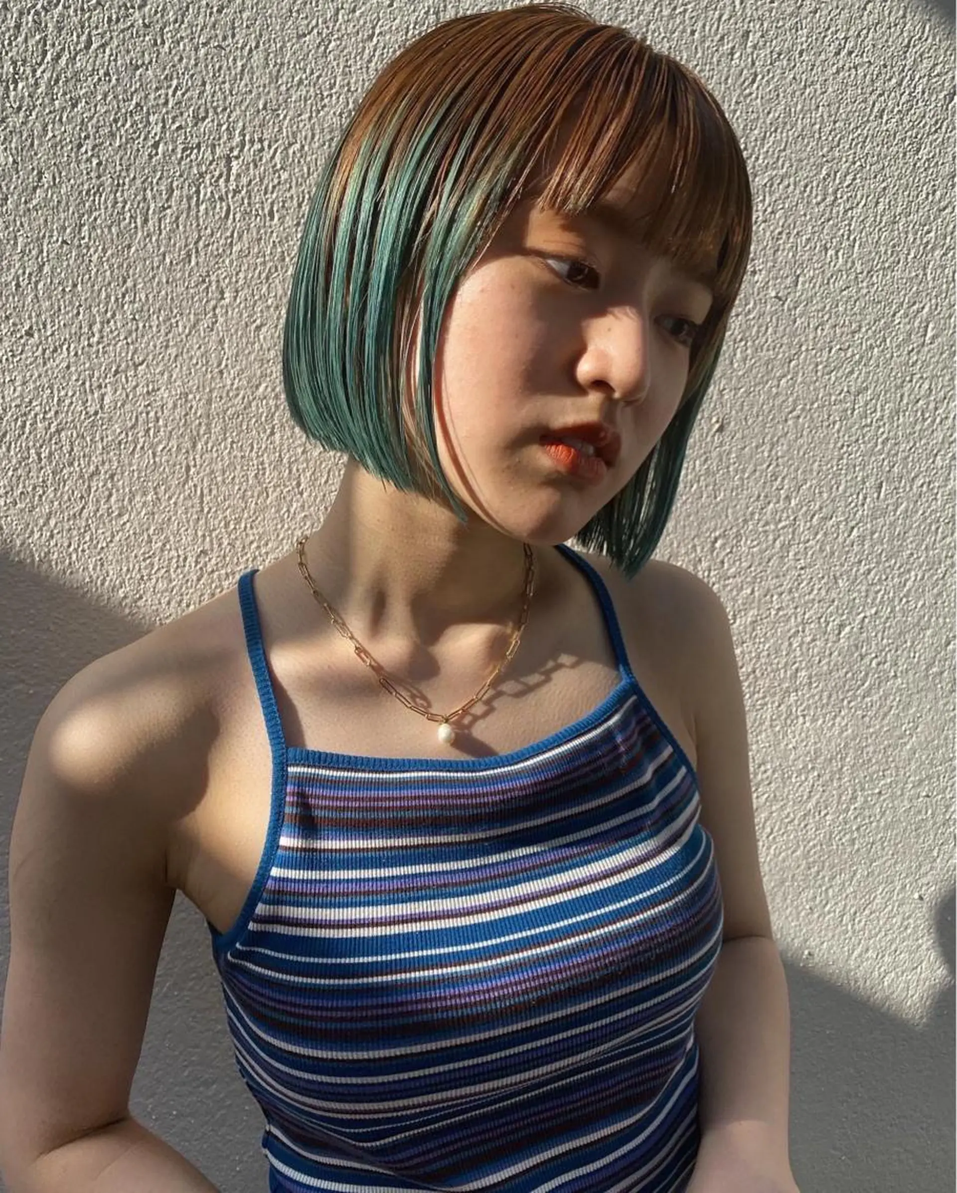 カラー ヘアカラー トリートメント Manaka🟤 今泉　Musiiikのヘアスタイル