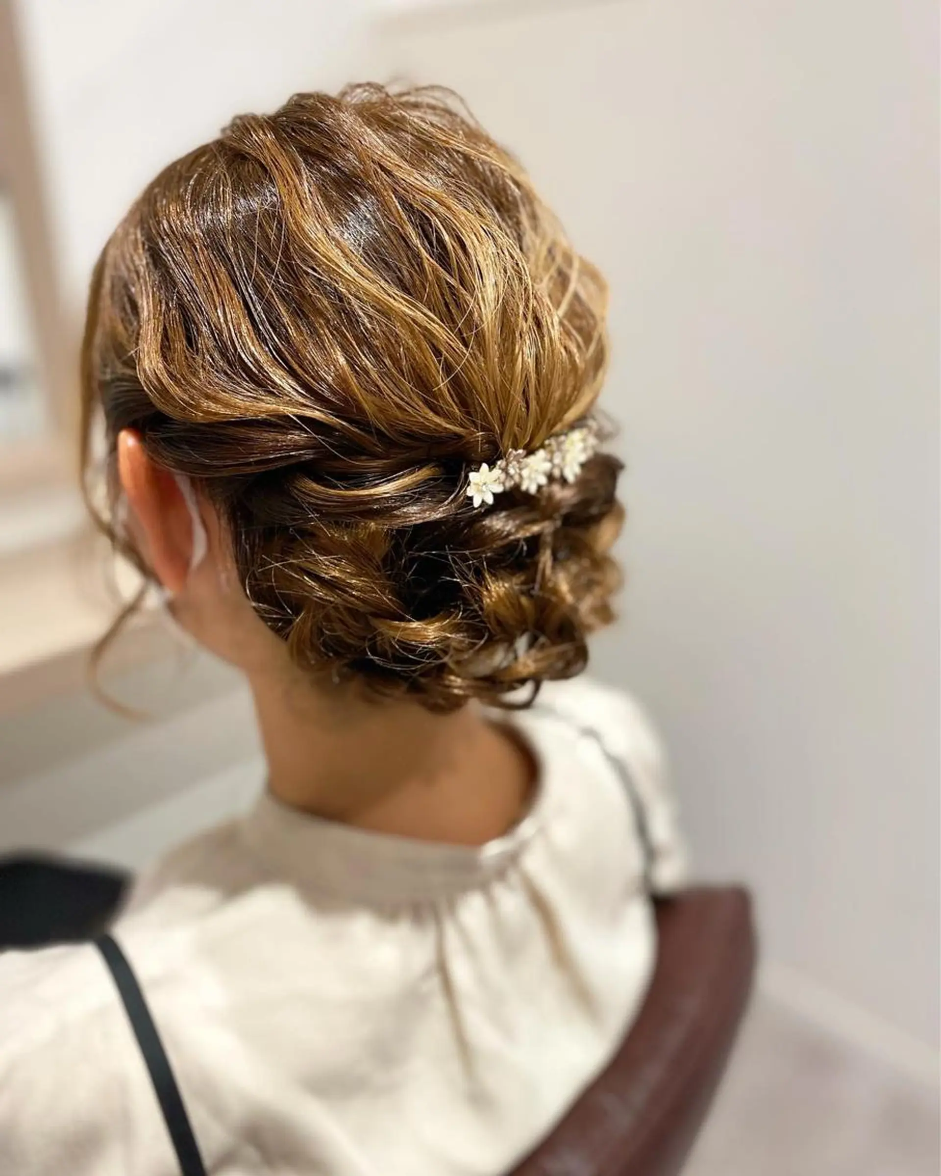ミディアム ヘアセット 荒木 ひろかのヘアスタイル