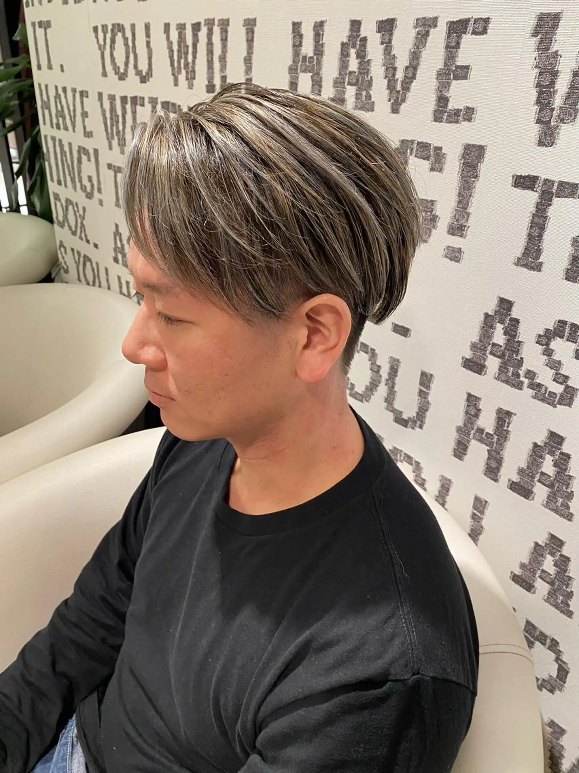 ショート カラー メンズ カット ヘアカラー トリートメント Lumiere 鈴木翔平のヘアスタイル