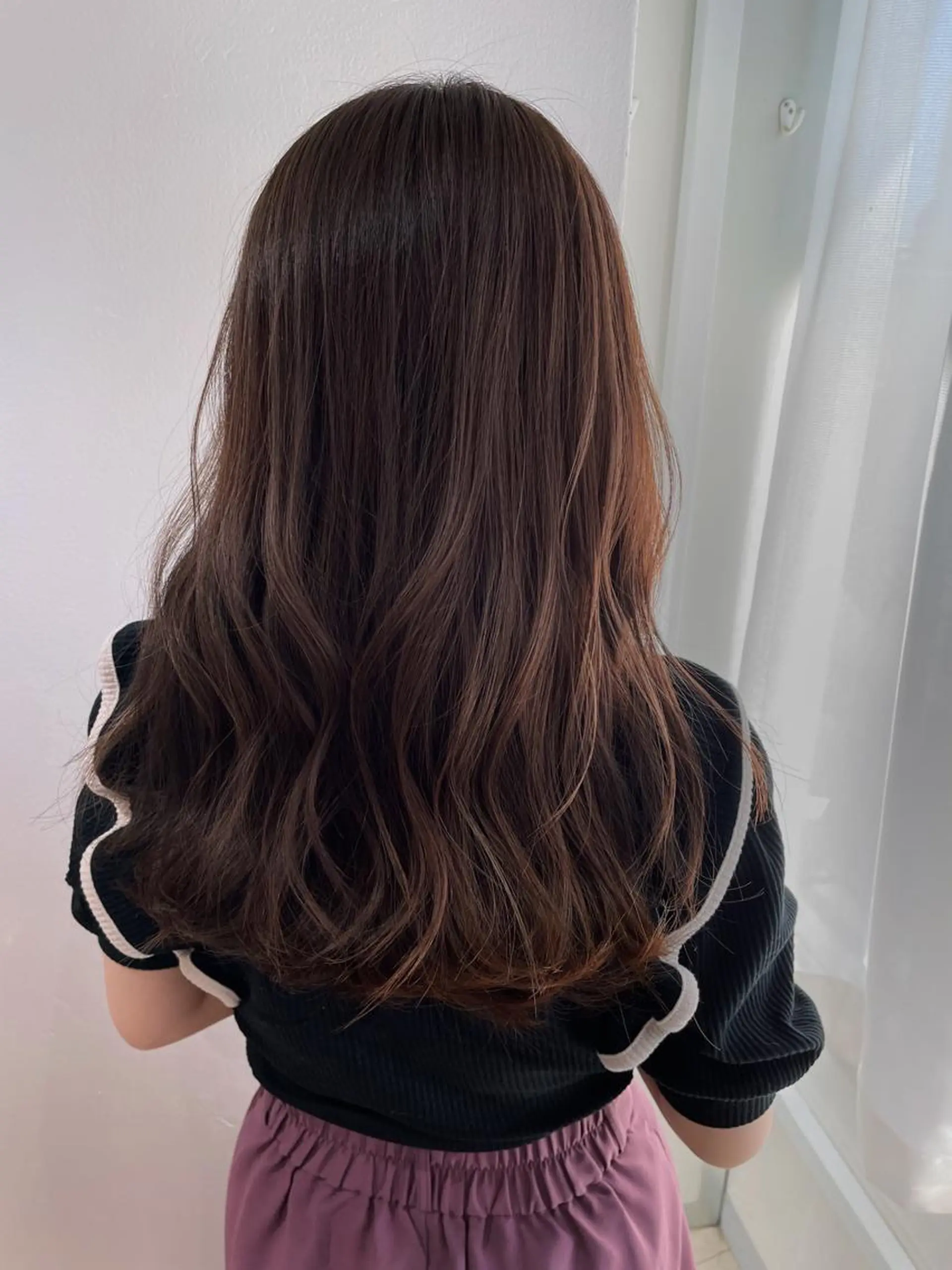 セミロング カラー ベージュカラー ハイライトカラー ハイライト カット ヘアカラー トリートメント 過去一の柔髪ヘア 🌿einshairのヘアスタイル