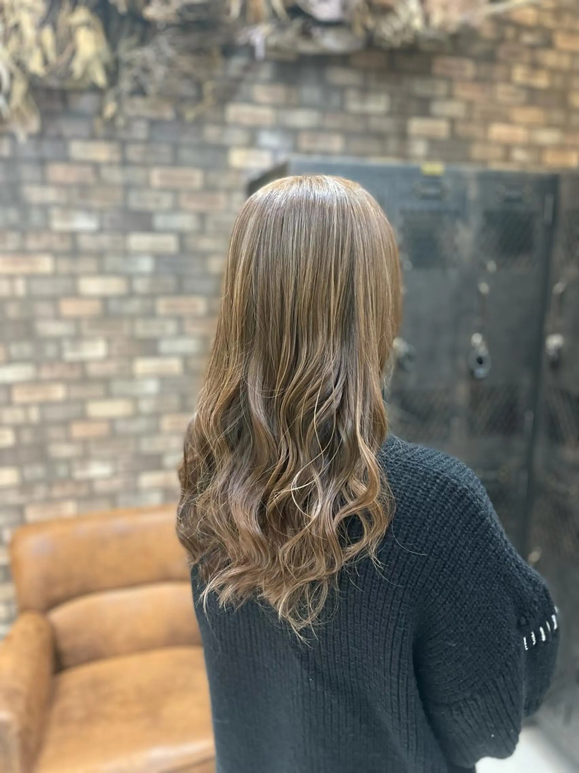 ロング カラー バレイヤージュ ブリーチ ケアブリーチ ダブルカラー イヤリングカラー ✨ハイトーン✨ダブル カラー✨シバサキのヘアスタイル