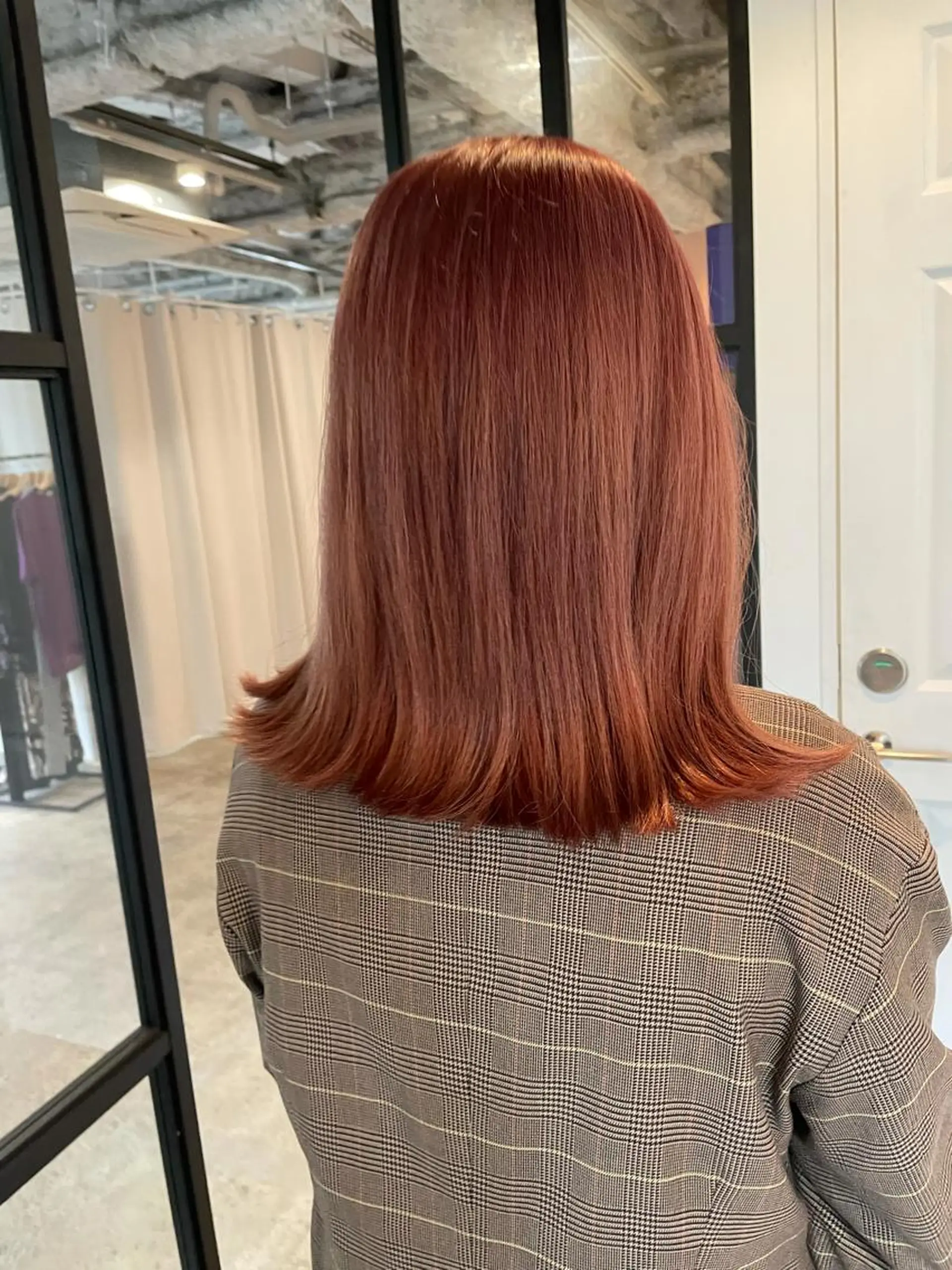 ミディアム カラー ベージュカラー ブリーチ ピンクカラー ピンクベージュ 外ハネヘア カット ヘアカラー トリートメント 中目黒🌼 🌼ハナのヘアスタイル