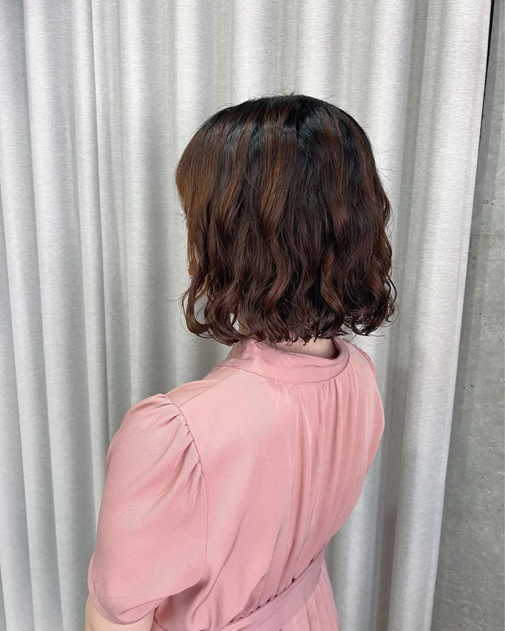 パーマ ボブパーマコテ巻き風 パーマNo1深江秀平のヘアスタイル