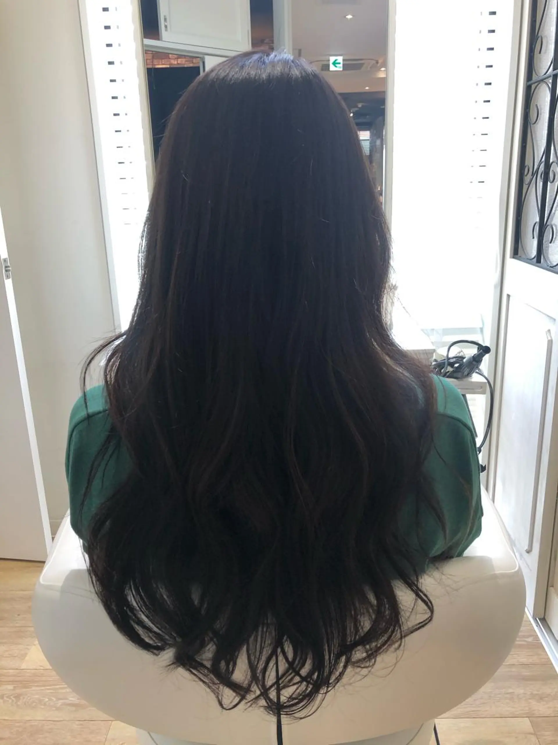 ロング カラー アクアカラー ミント ✨🌿大人可愛い愛さ れhair🌿✨松本のヘアスタイル