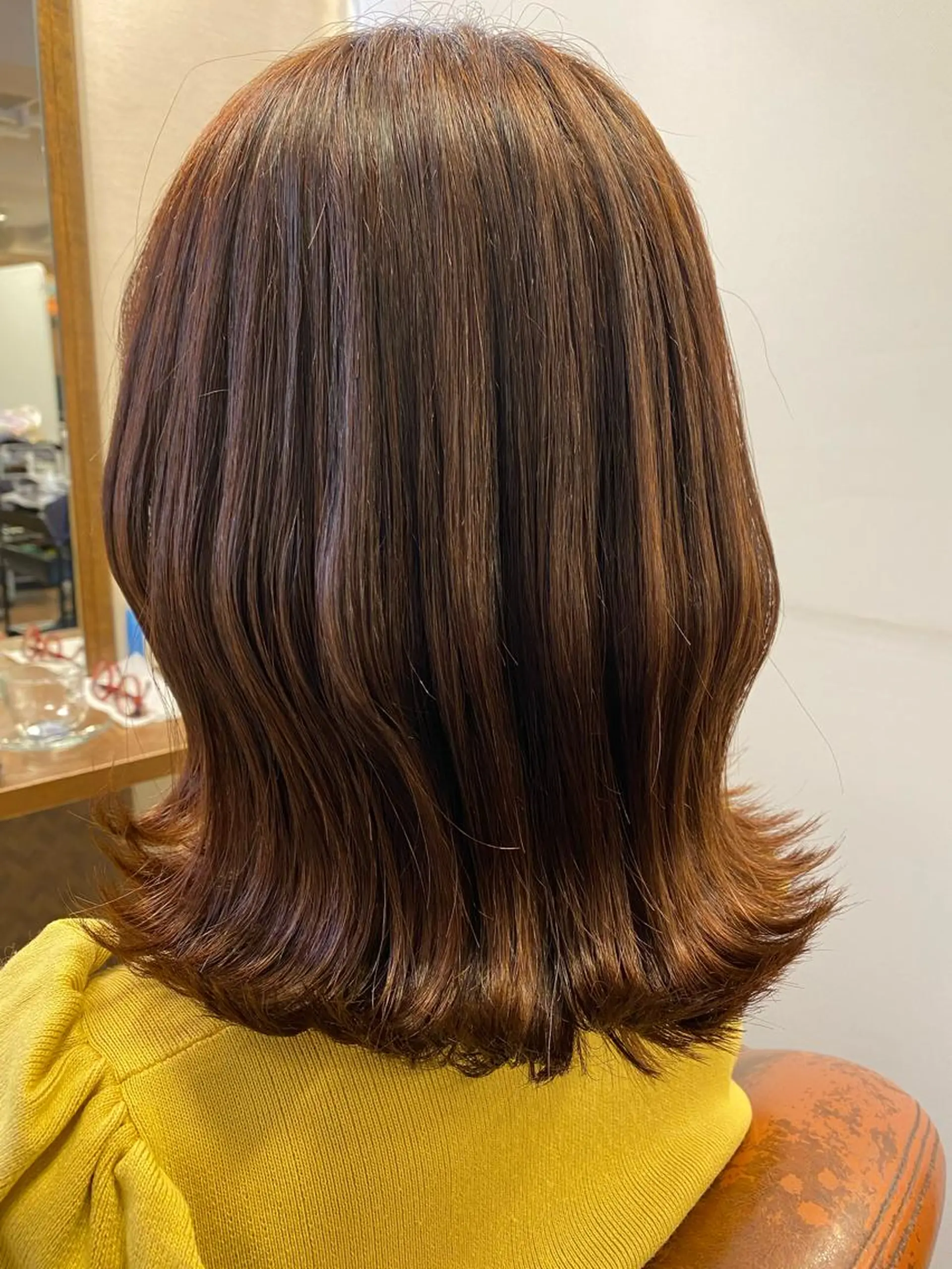 ミディアム カラー liL  hair サトウリョウタのヘアスタイル