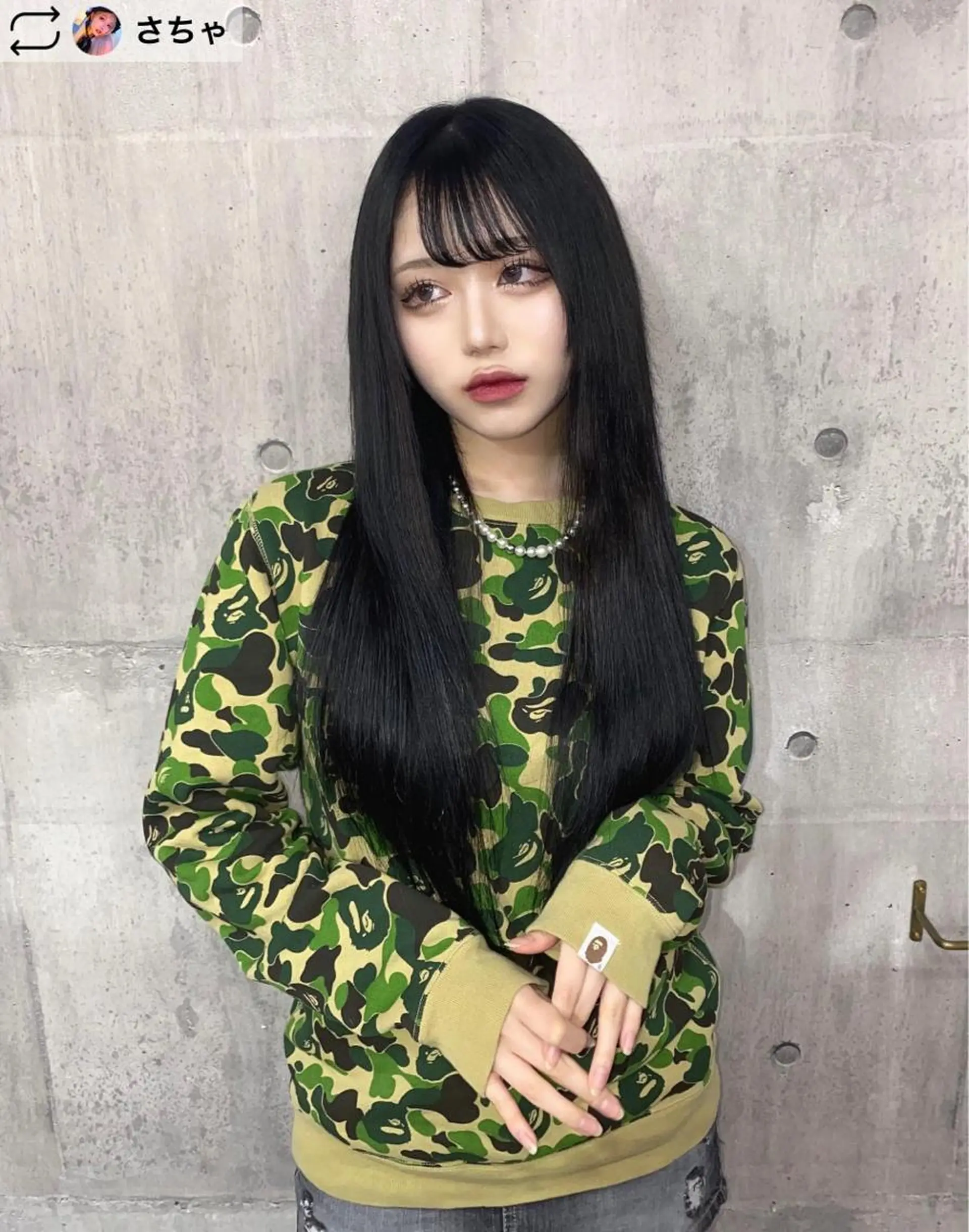 ロング カラー エクステ トリートメント SHURI❤️‍🔥 中/韓mix ♡のヘアスタイル