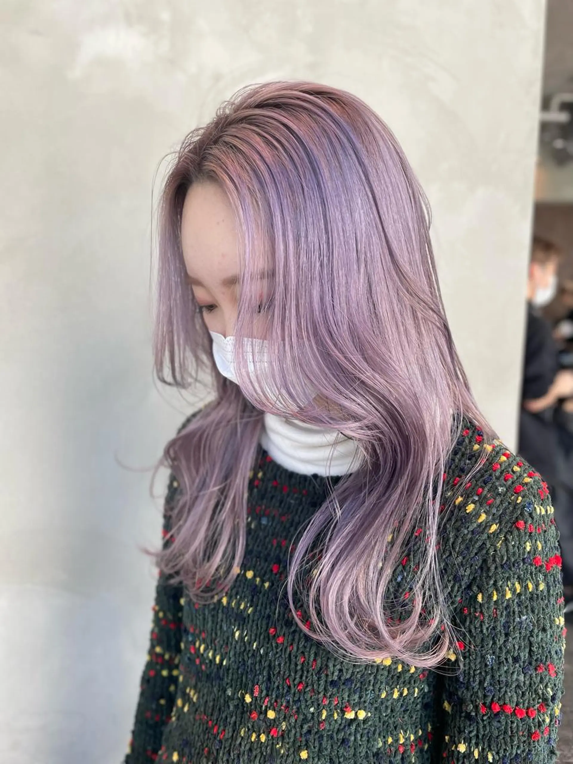 ミディアム カラー 韓国ヘア 店長NEGIのヘアスタイル