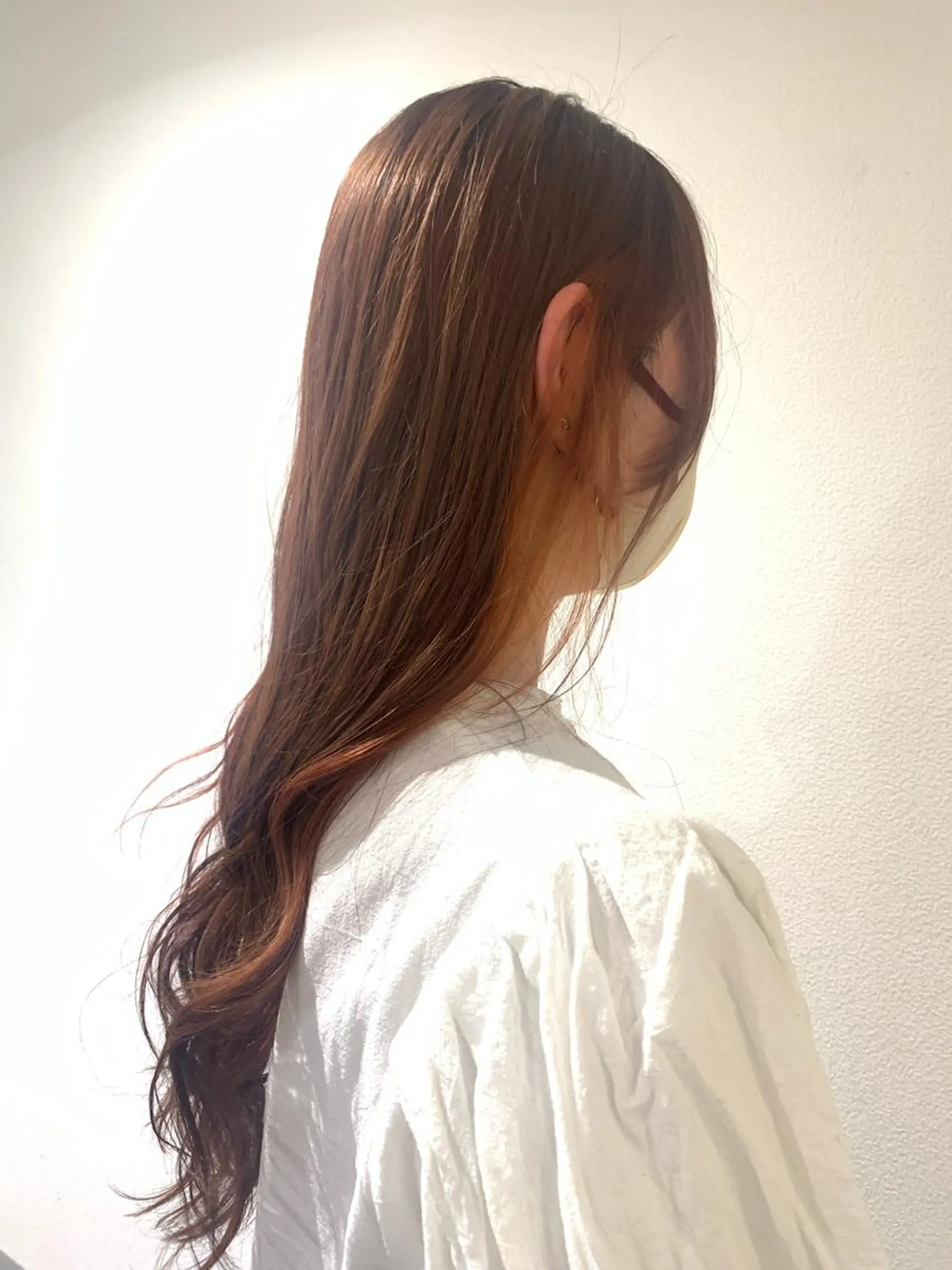 セミロング lena🎀 透明感カラー/韓国風のヘアスタイル