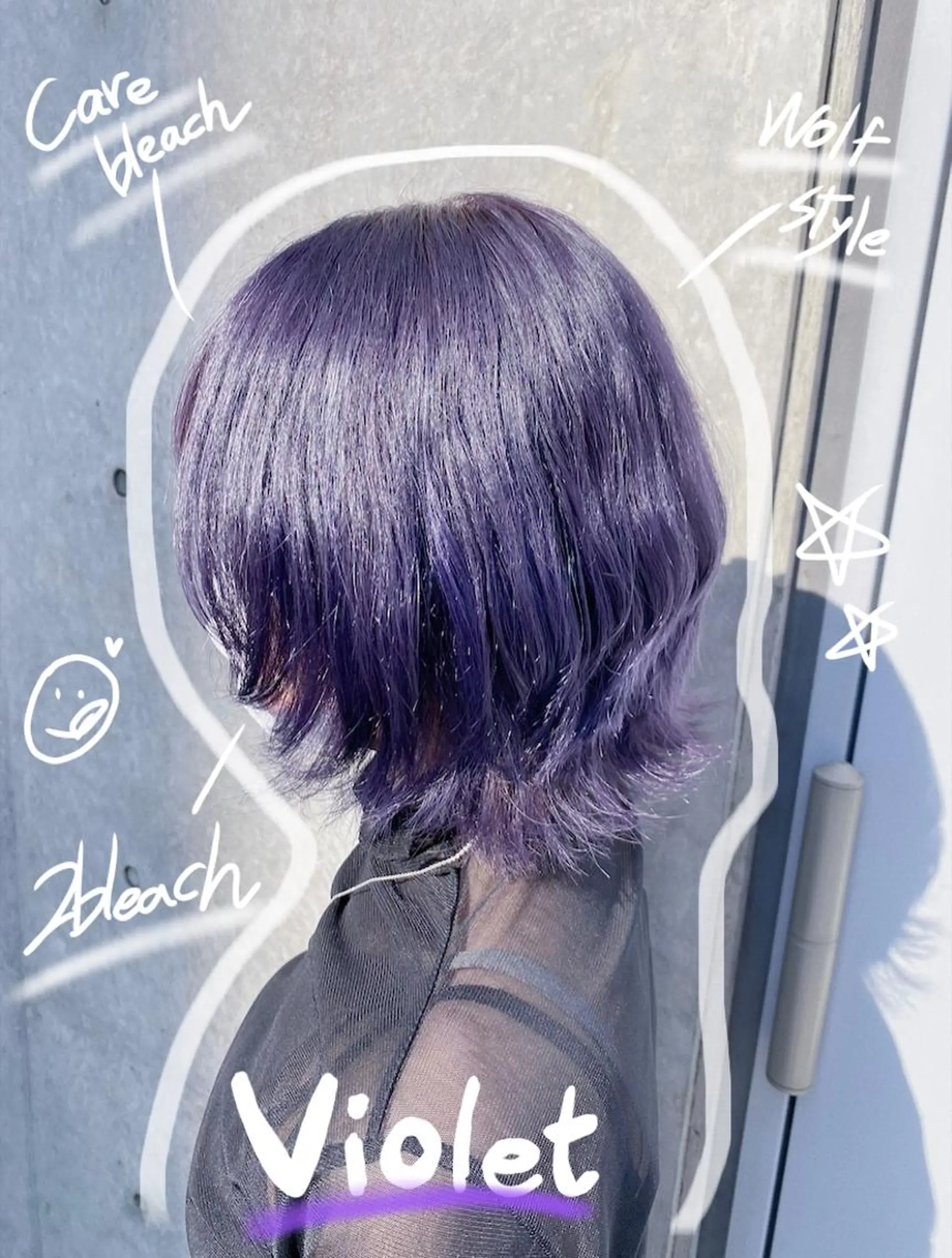 ミディアム カラー ヘアアレンジ 韓国レイヤーカット/ 儚げカラーチナツのヘアスタイル