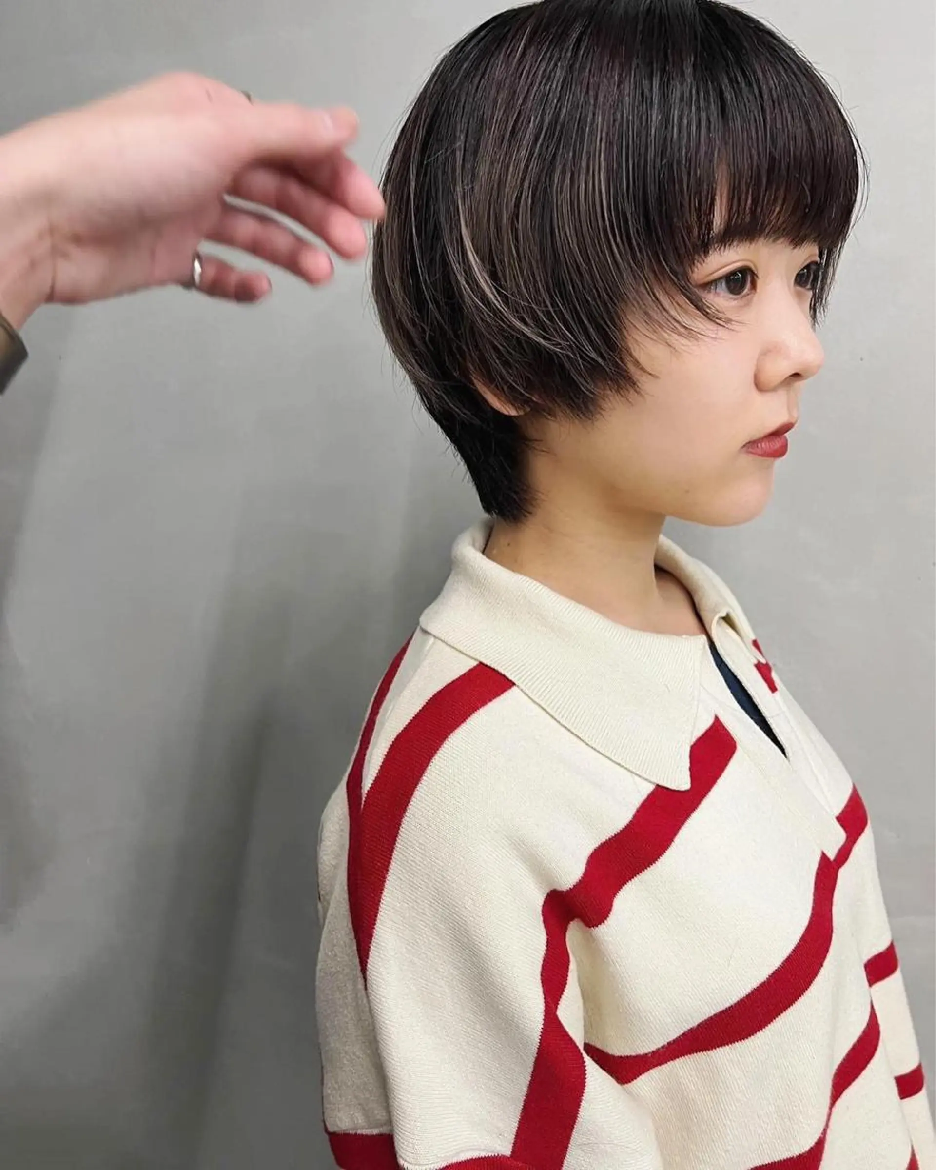 ショート 伸ばしかけ ショートヘア カット ヘアカラー トリートメント sakoda shunkiのヘアスタイル