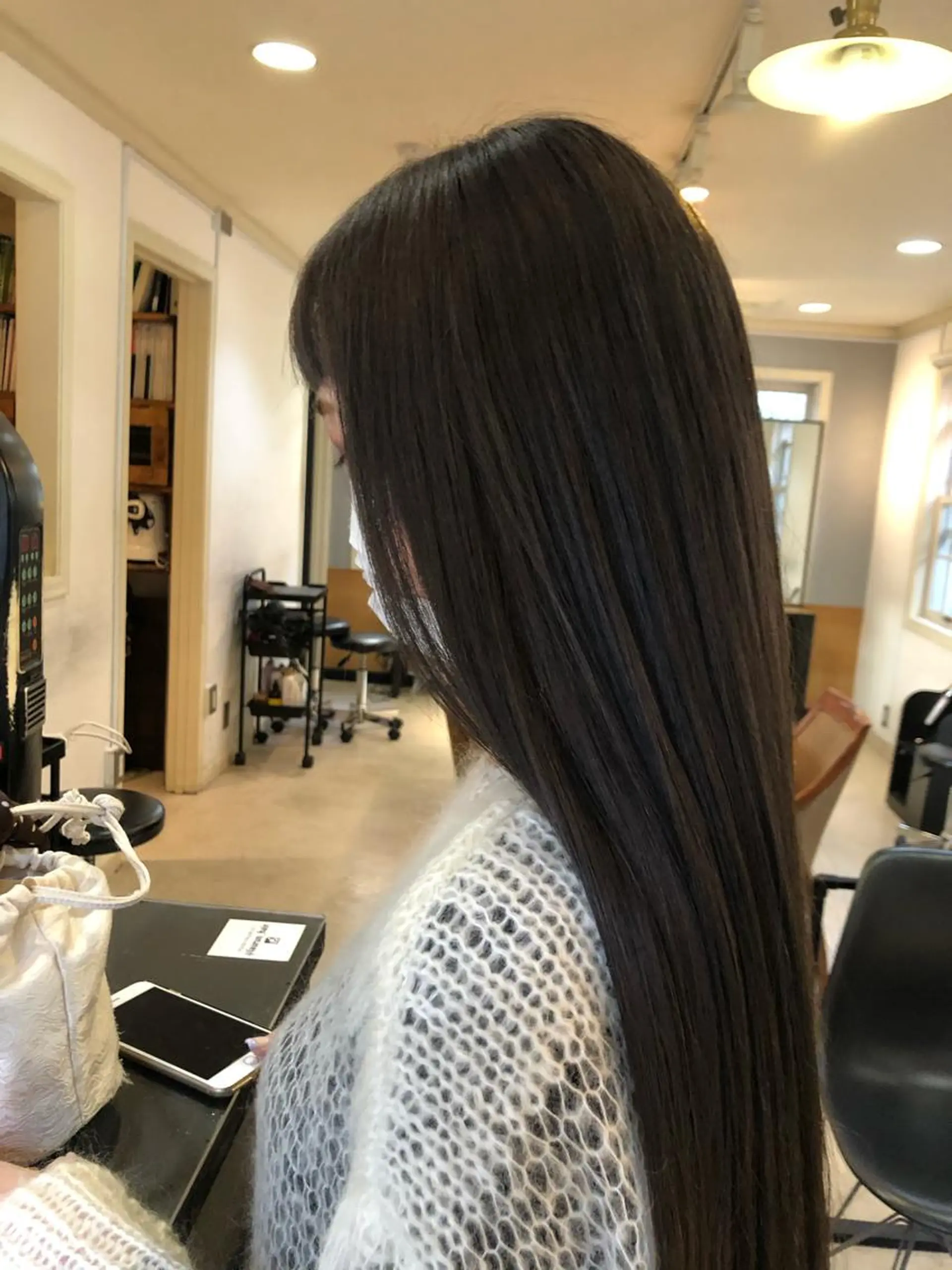 ロング カラー eri kinjoのヘアスタイル