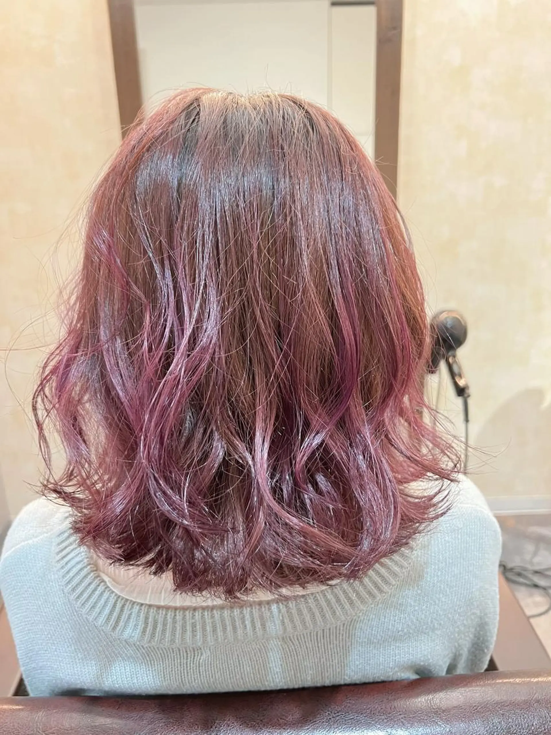 ミディアム カラー グラデーションカラー 心斎橋メンズサロン リベルテグリットのヘアスタイル