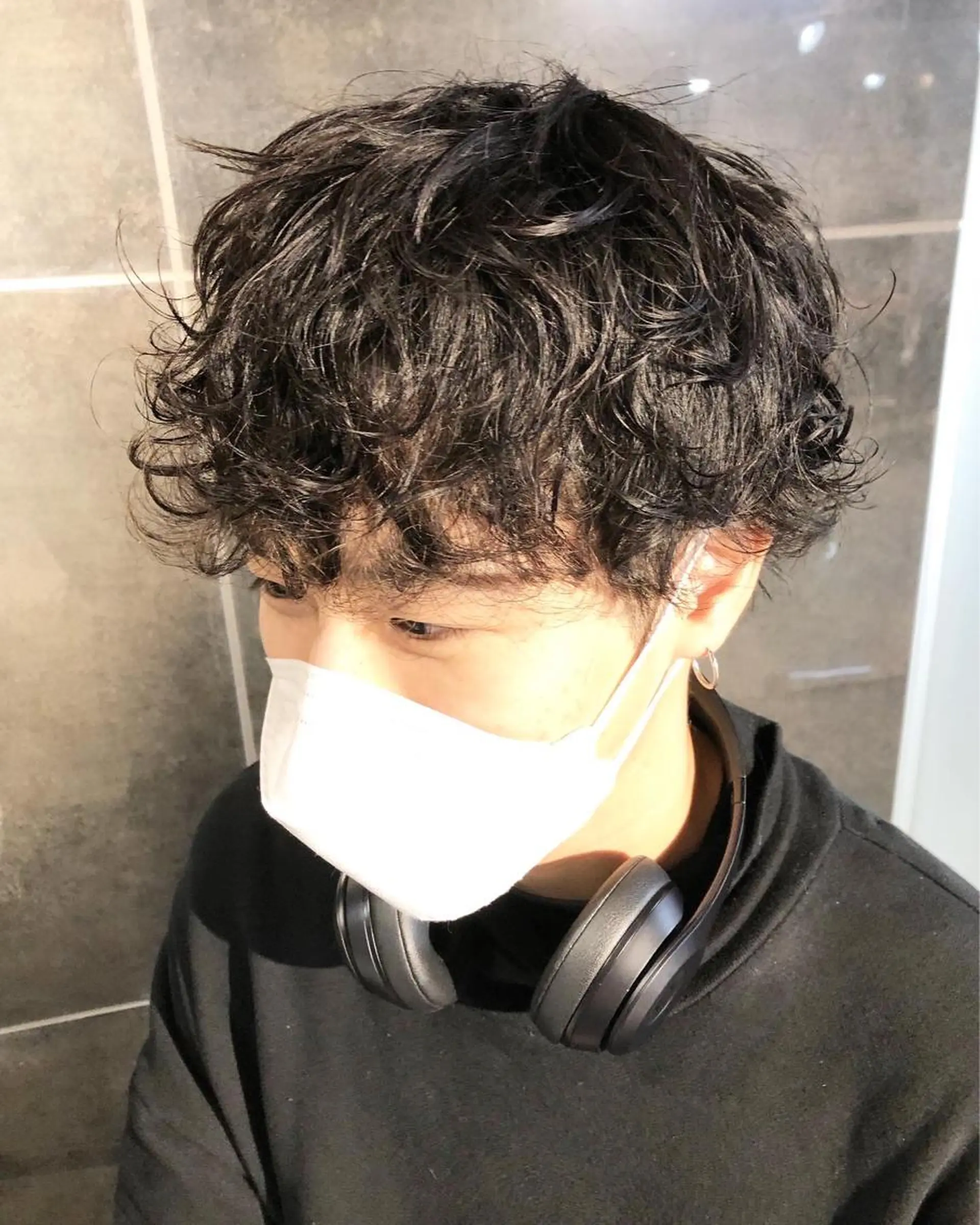 パーマ ヘアアレンジ メンズ カット パーマ トリートメント ヘアセット メンズ特化✂️栗原 侑也のヘアスタイル