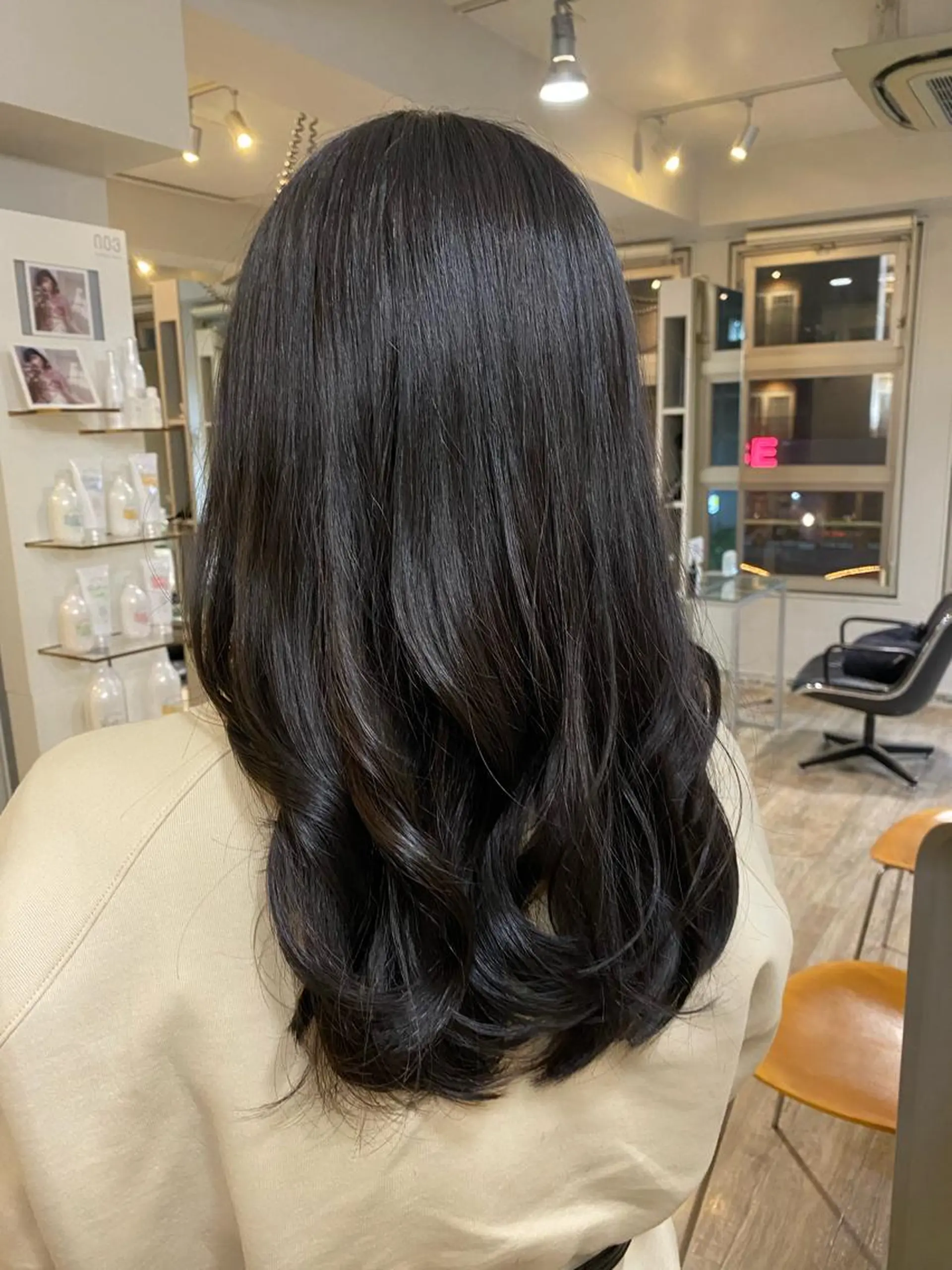 セミロング カラー アッシュ アッシュグレー アレンジ指名 no.1✨ｈａｋｏのヘアスタイル