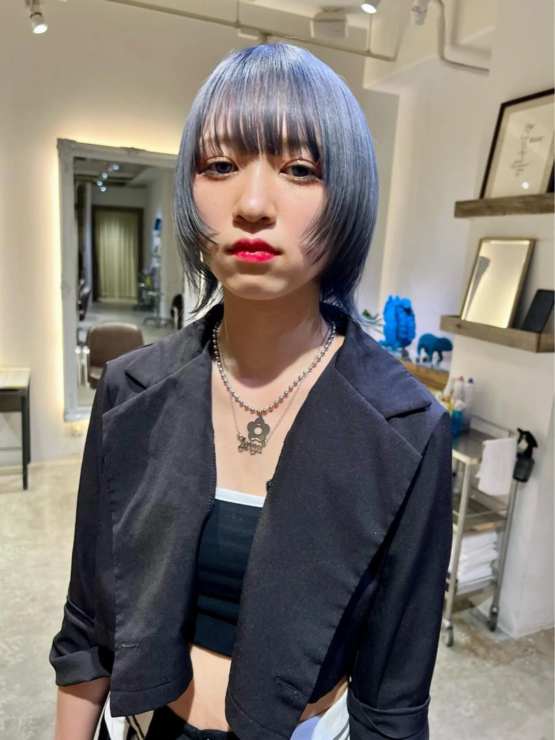 ショート 【ロングウルフカット 姫カット】伊藤裕哉のヘアスタイル