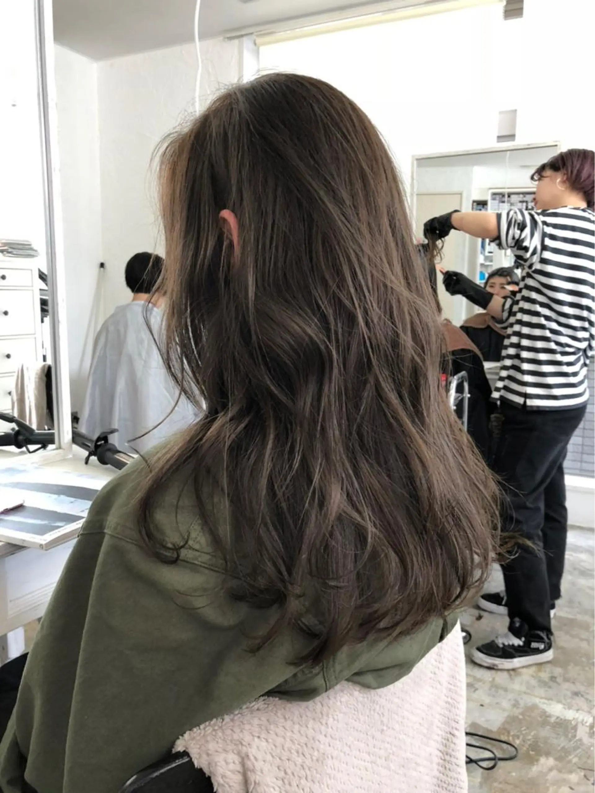 ロング カラー ベージュカラー メンズブリーチカラー ❤︎hirokoのヘアスタイル
