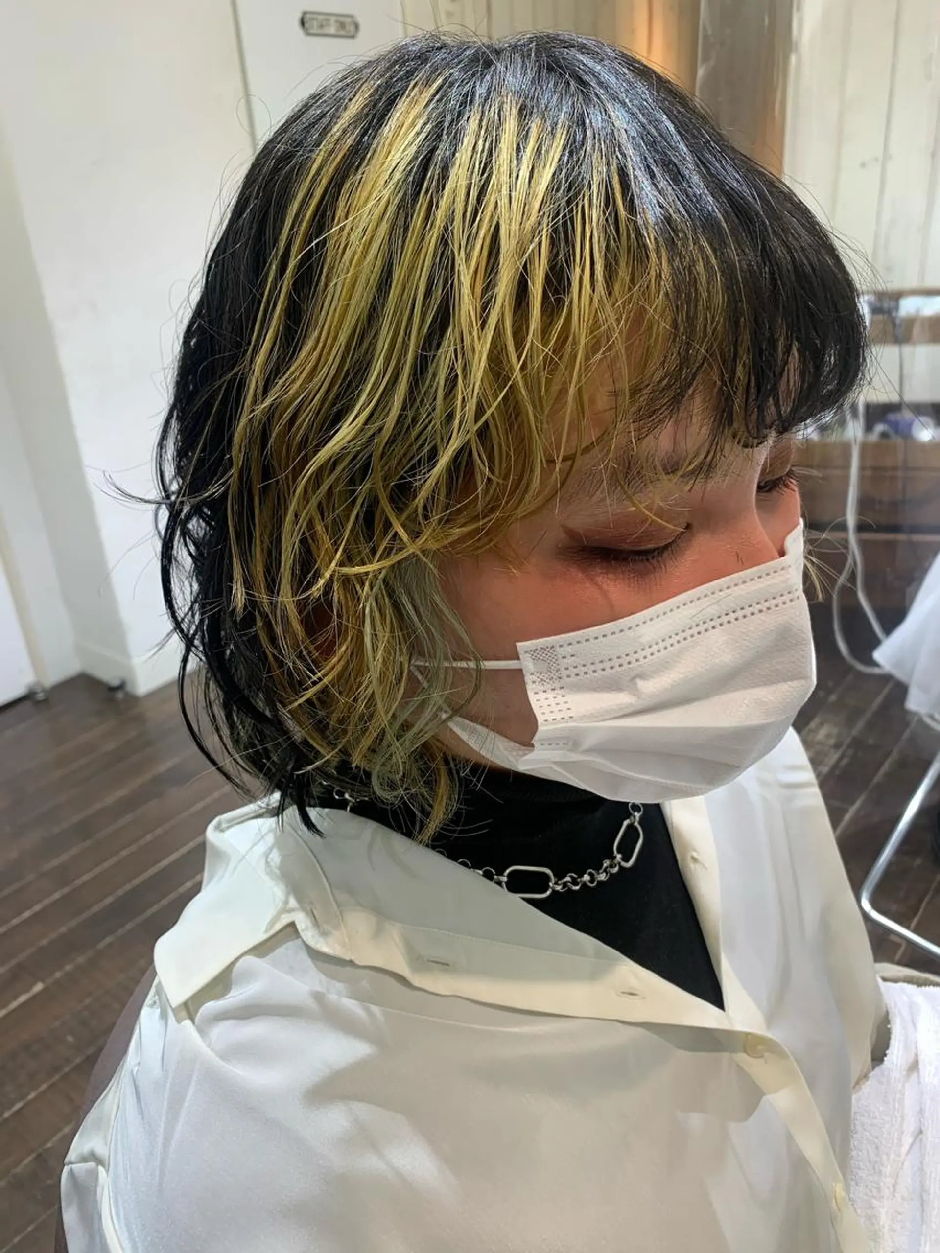 ミディアム パーマ デジタルパーマ🫧 韓国風ヘア🫧サクラのヘアスタイル