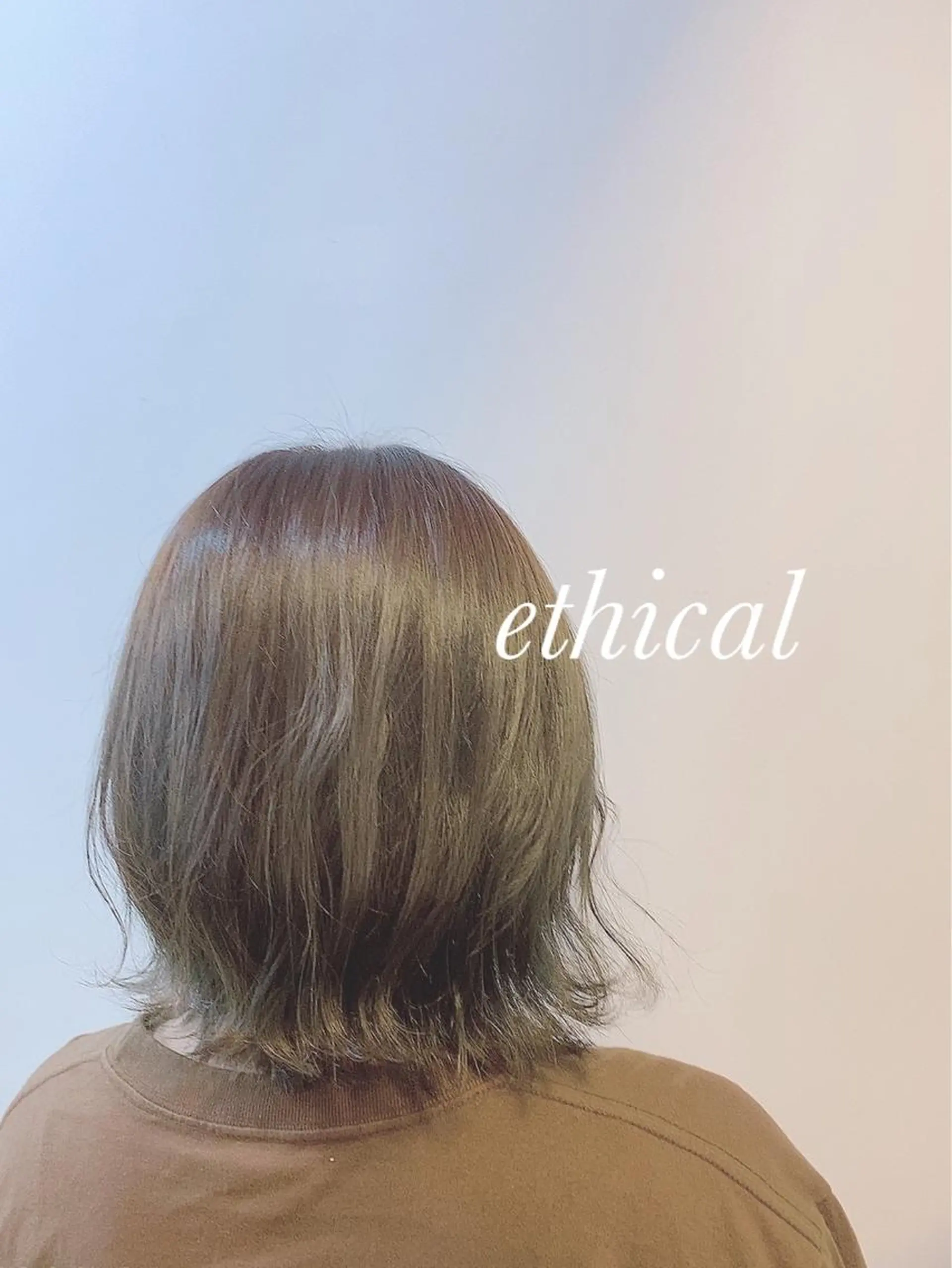 ショート カラー 【エシカル】 HOSOMIのヘアスタイル