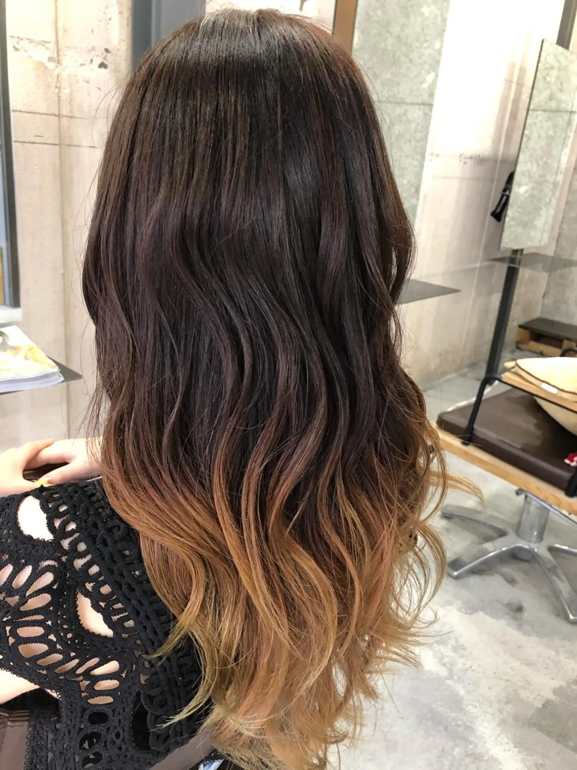 ロング カット ヘアカラー トリートメント ✨terra✨佐伯 晋吾のヘアスタイル