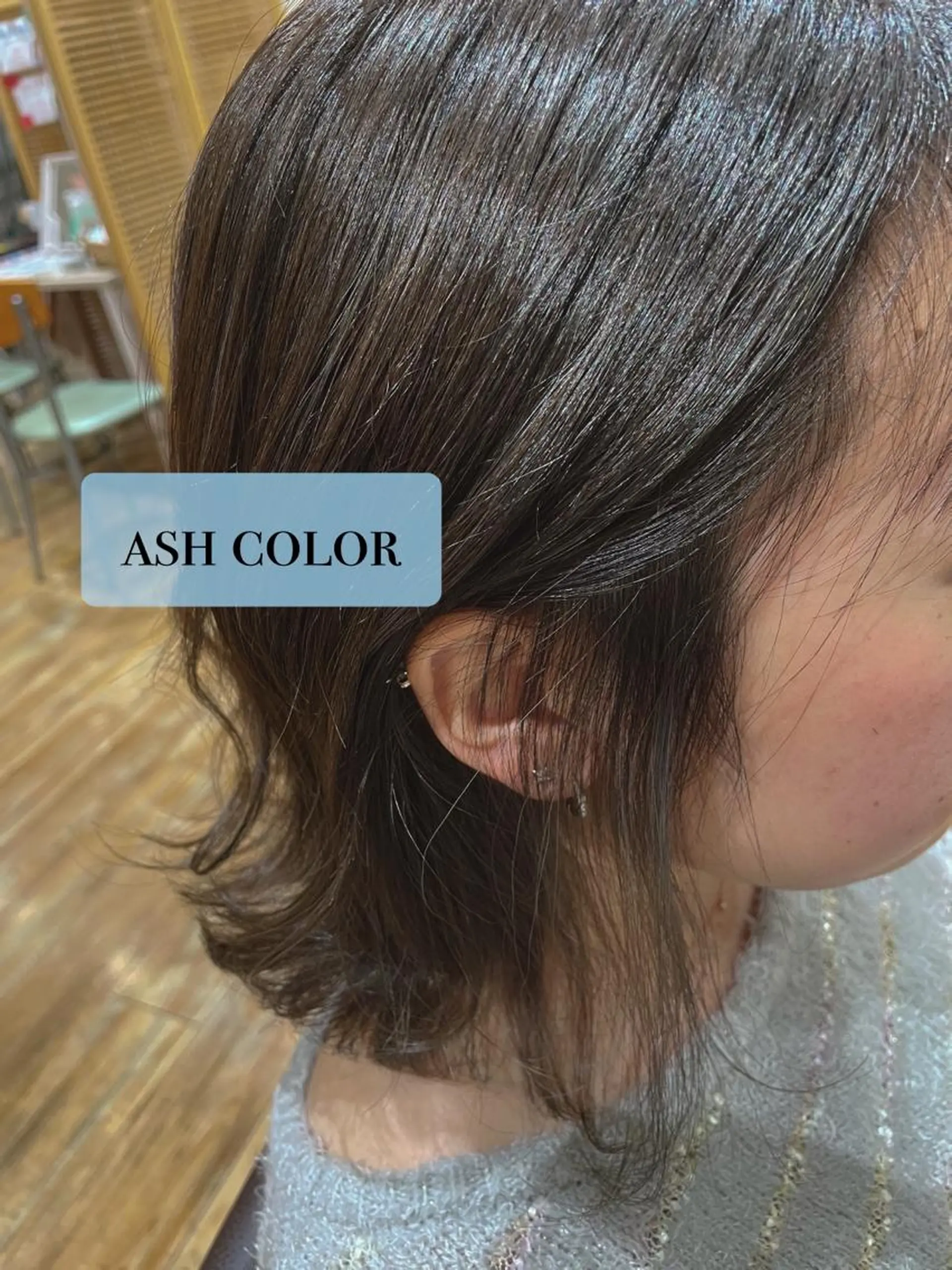 ミディアム カラー FELICE of hair 田口千尋のヘアスタイル