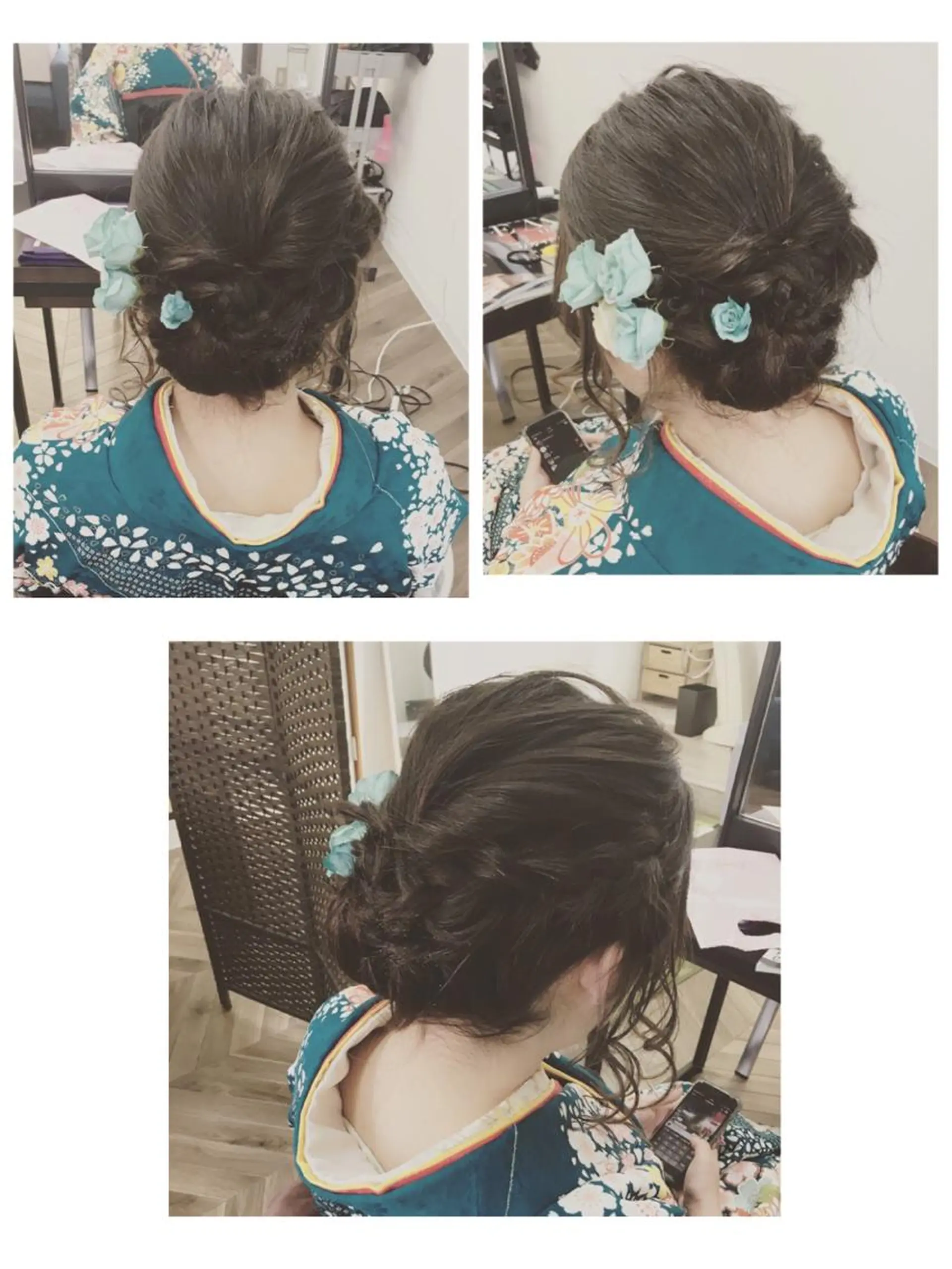 ヘアアレンジ 着付け 中原 梨沙のヘアスタイル