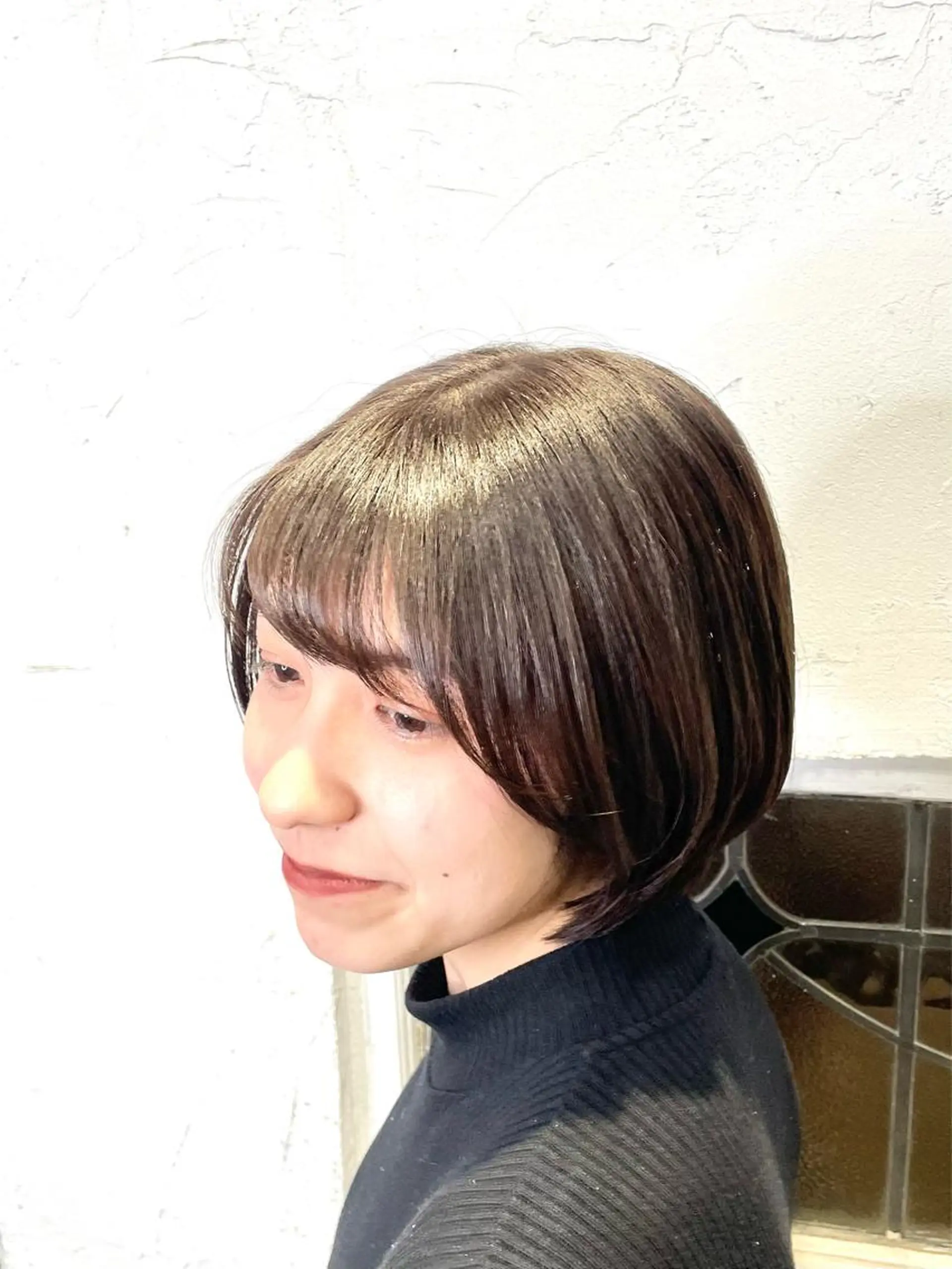 ショート カラー ショートボブ グレージュ ボブ ショートヘア 桐原 竜也のヘアスタイル