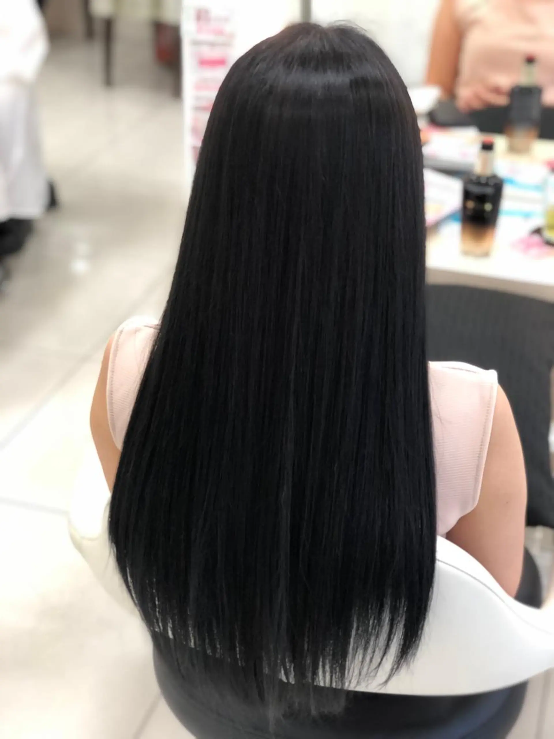 ロング パーマ 全席個室　暖色カラー Zina松園優香🌸のヘアスタイル