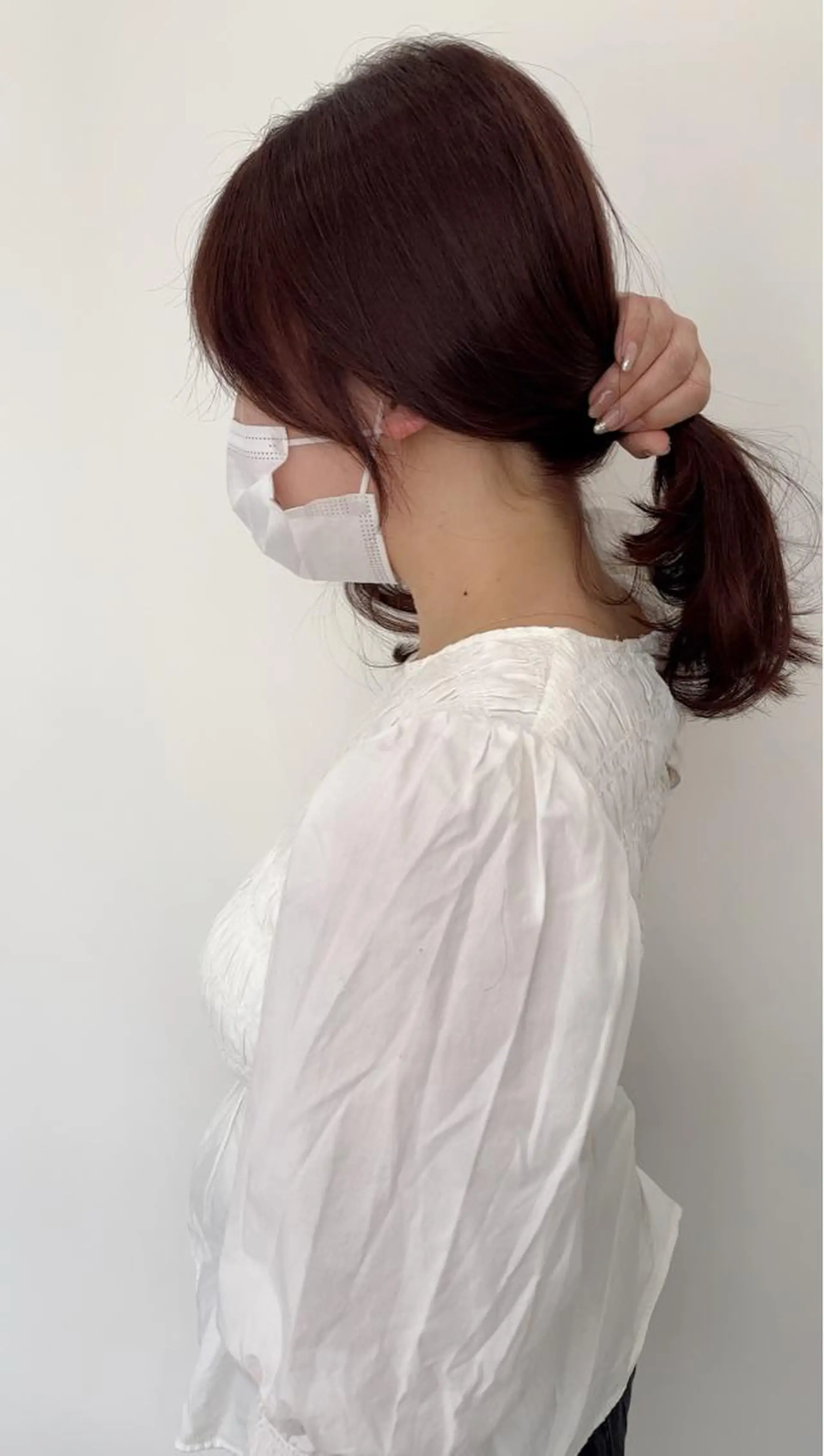 ミディアム カラー 顔周りカット レイヤーカット 小顔カット カット ヘアカラー トリートメント ミタニ/髪質改善 /レイヤーカットのヘアスタイル