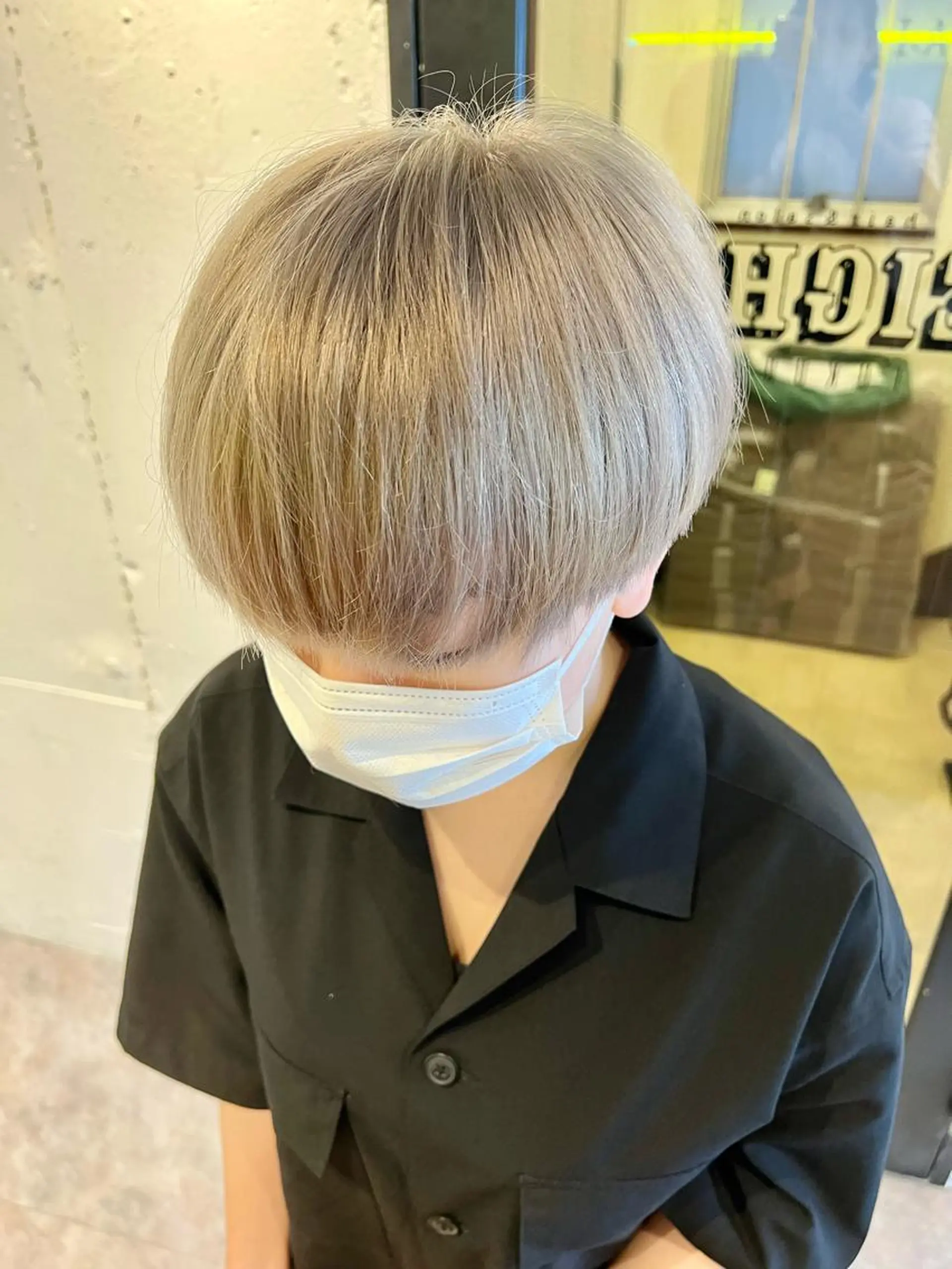 ショート カット ヘアカラー トリートメント フジサキ ケンのヘアスタイル