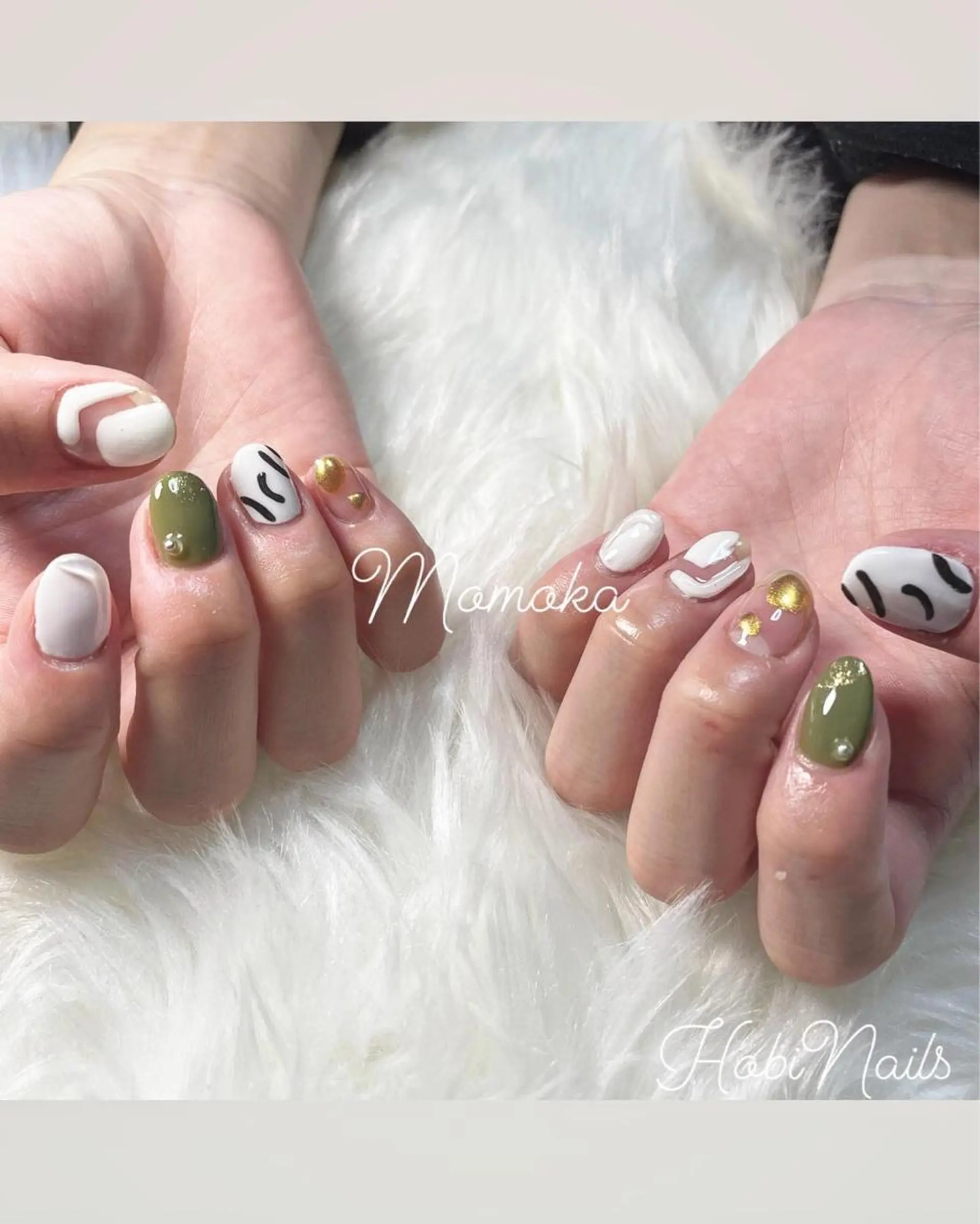 ネイル ニュアンスネイル Momo nailsalonのネイルデザイン