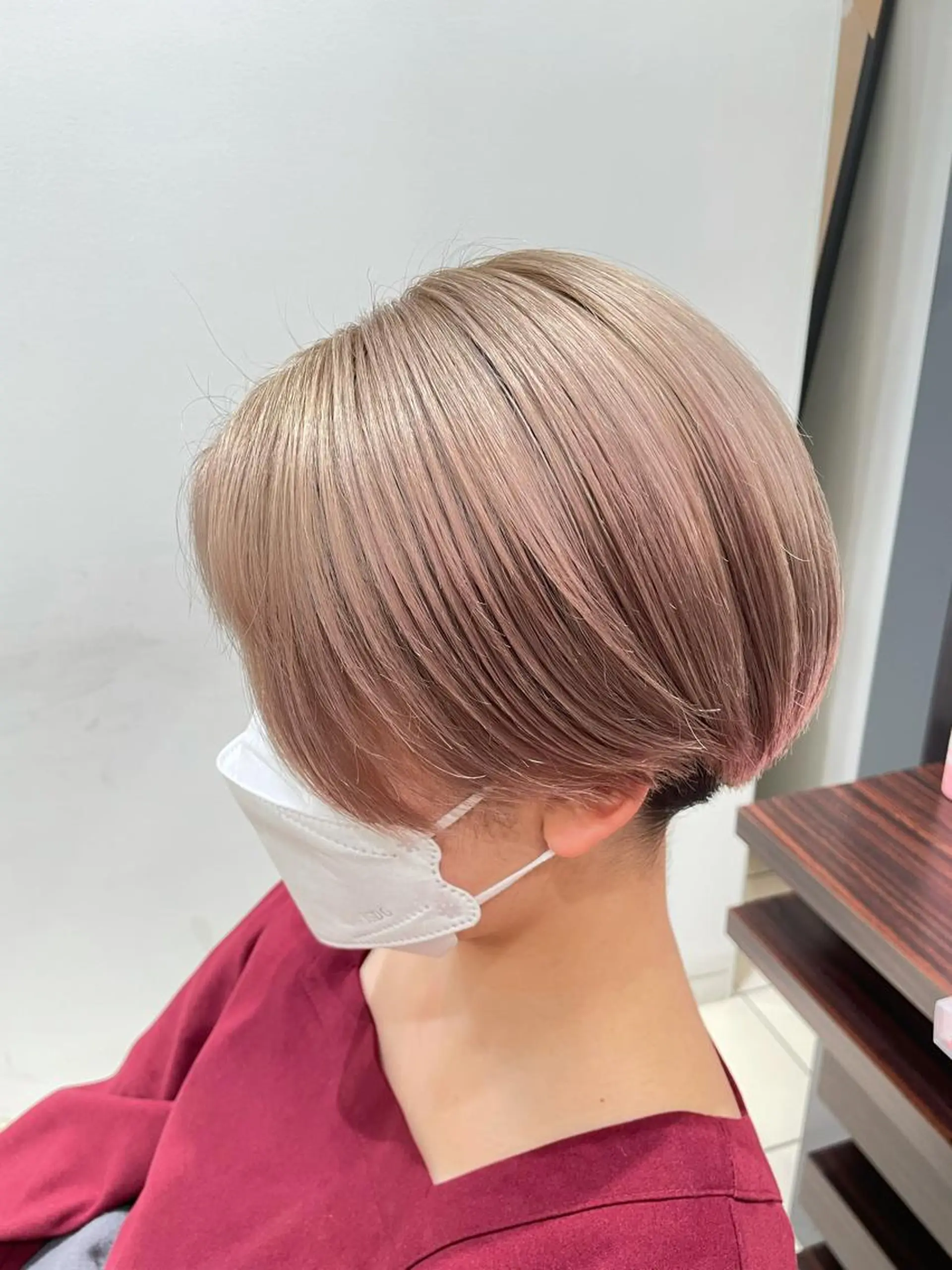 ショート カラー ブリーチ レイヤー/透明感 カラー ☽EMIRIのヘアスタイル