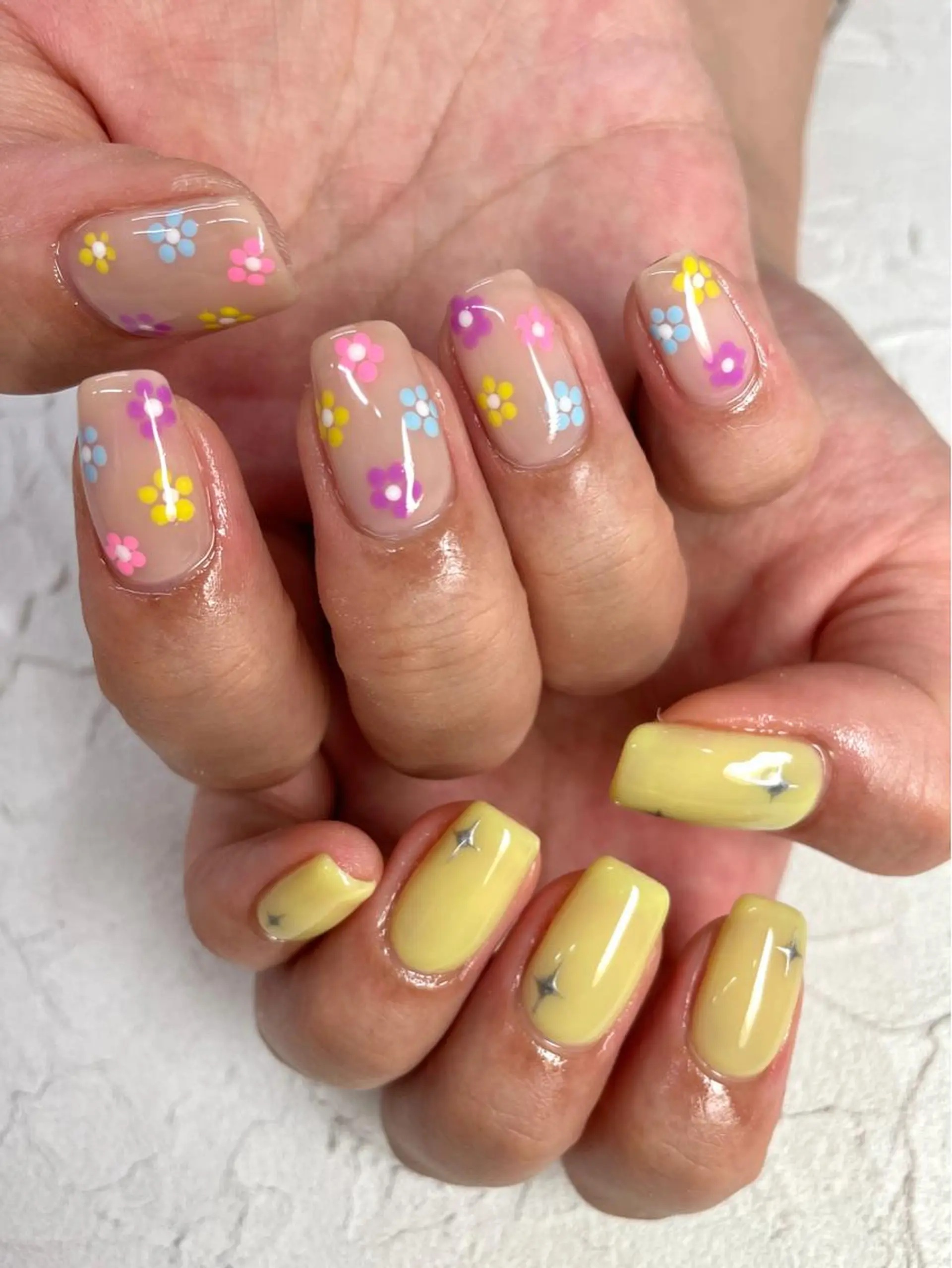 ネイル 韓国ネイル シンプルネイル 夏ネイル Nail salon Euphoriaのネイルデザイン