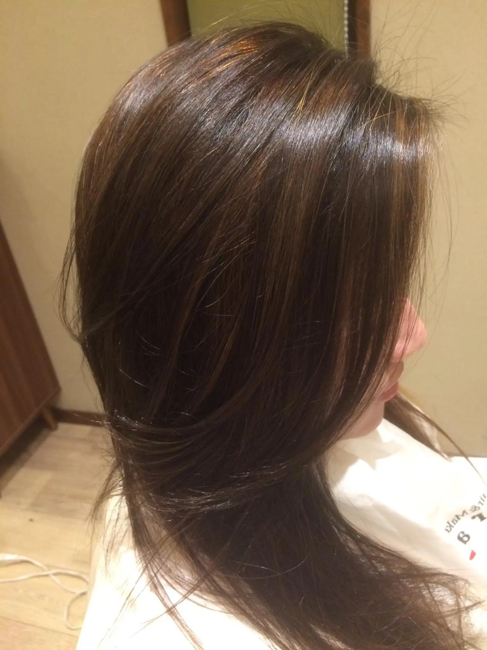 セミロング カラー ハイライトカラー ハイライト 高橋 瑞季のヘアスタイル