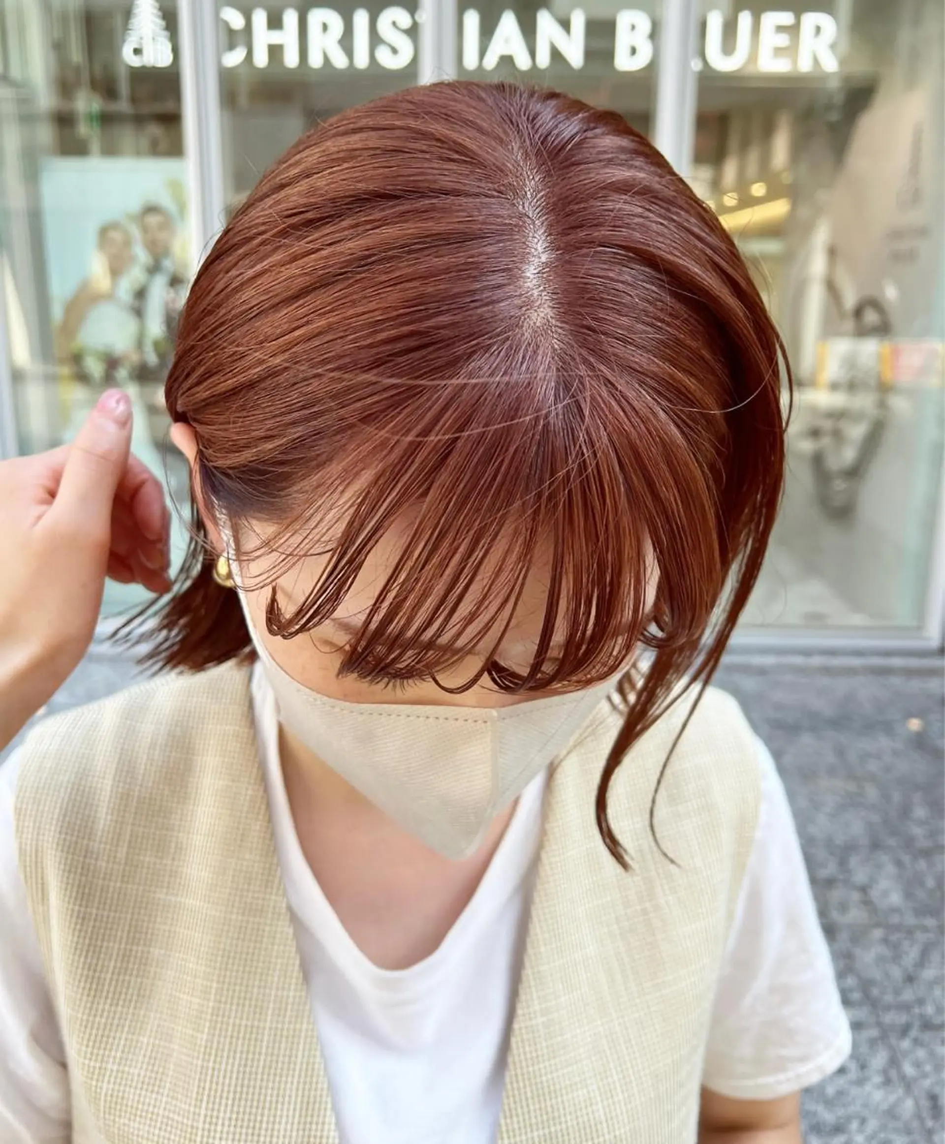 ミディアム カラー カット ヘアカラー トリートメント トレンドと似合わせ/ マンツーマン/西上楓のヘアスタイル