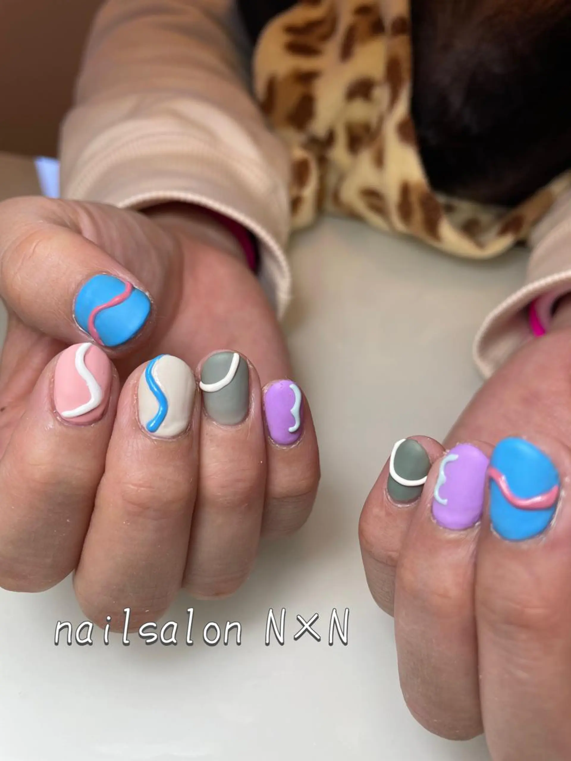 ネイル ニュアンスネイル ショートネイル nail salon N×Nのネイルデザイン