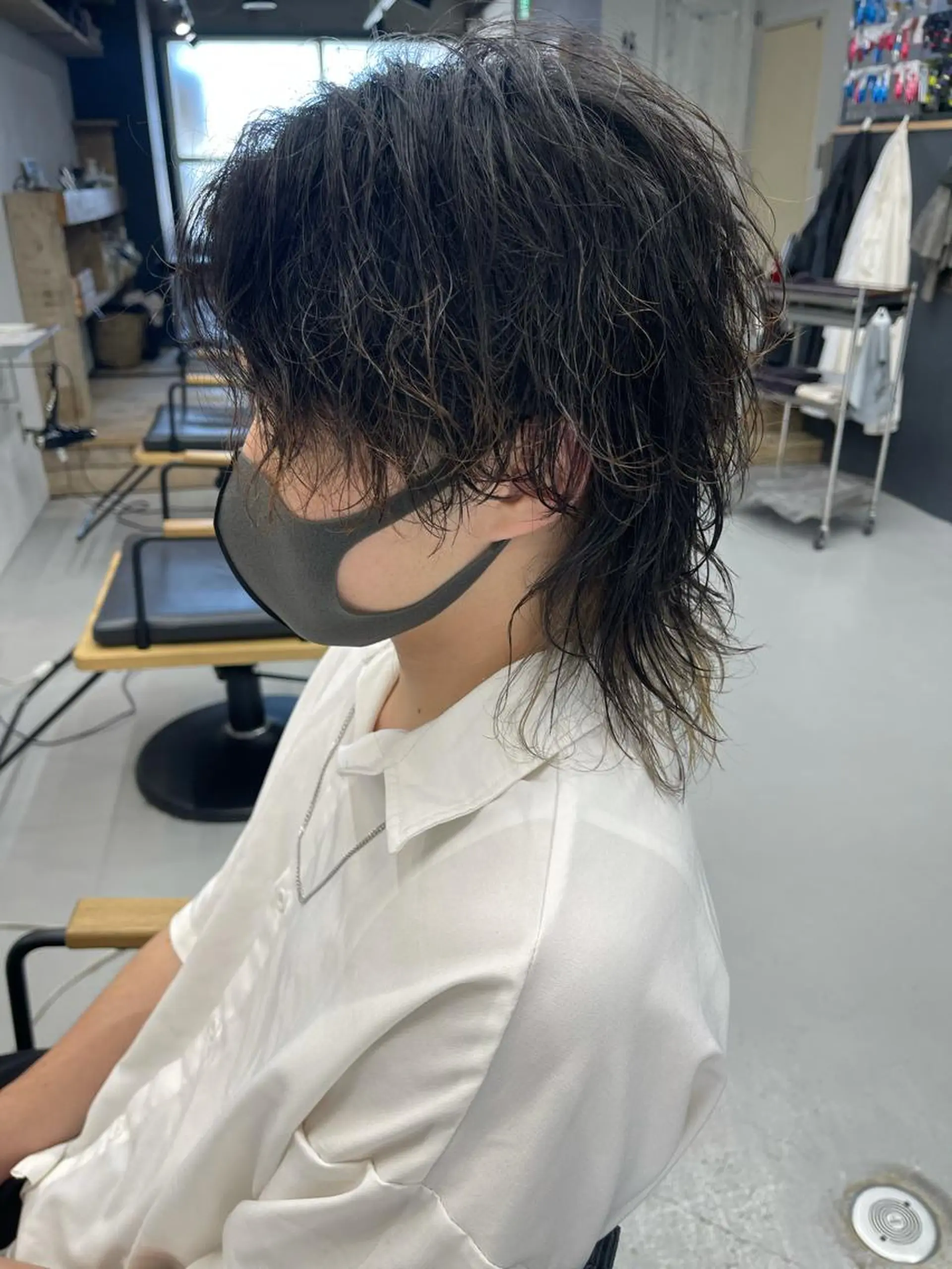 カラー パーマ メンズ カット パーマ 森本裕/オーナー/ スパイラルパーマのヘアスタイル