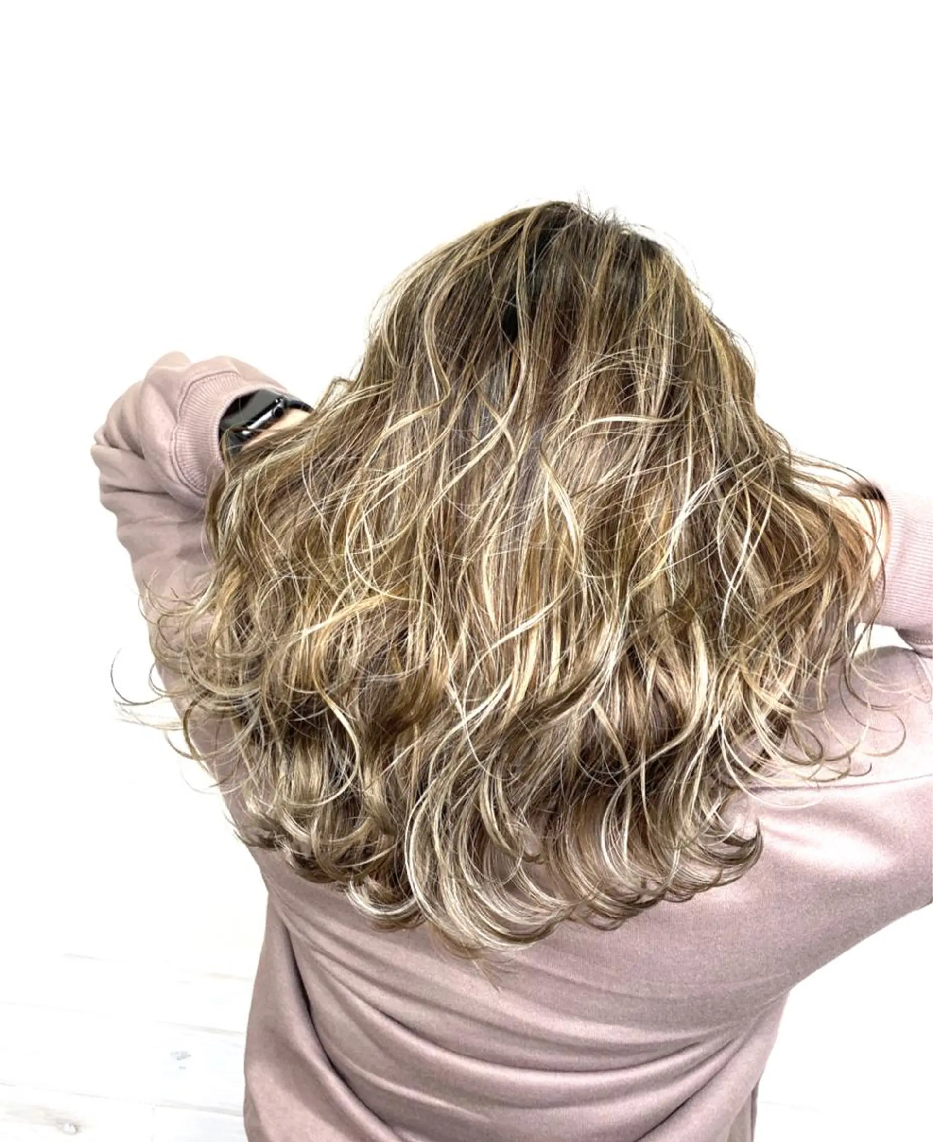 セミロング カラー ハイライトカラー ハイライト カラー特化サロン茶屋 町Furukuboのヘアスタイル